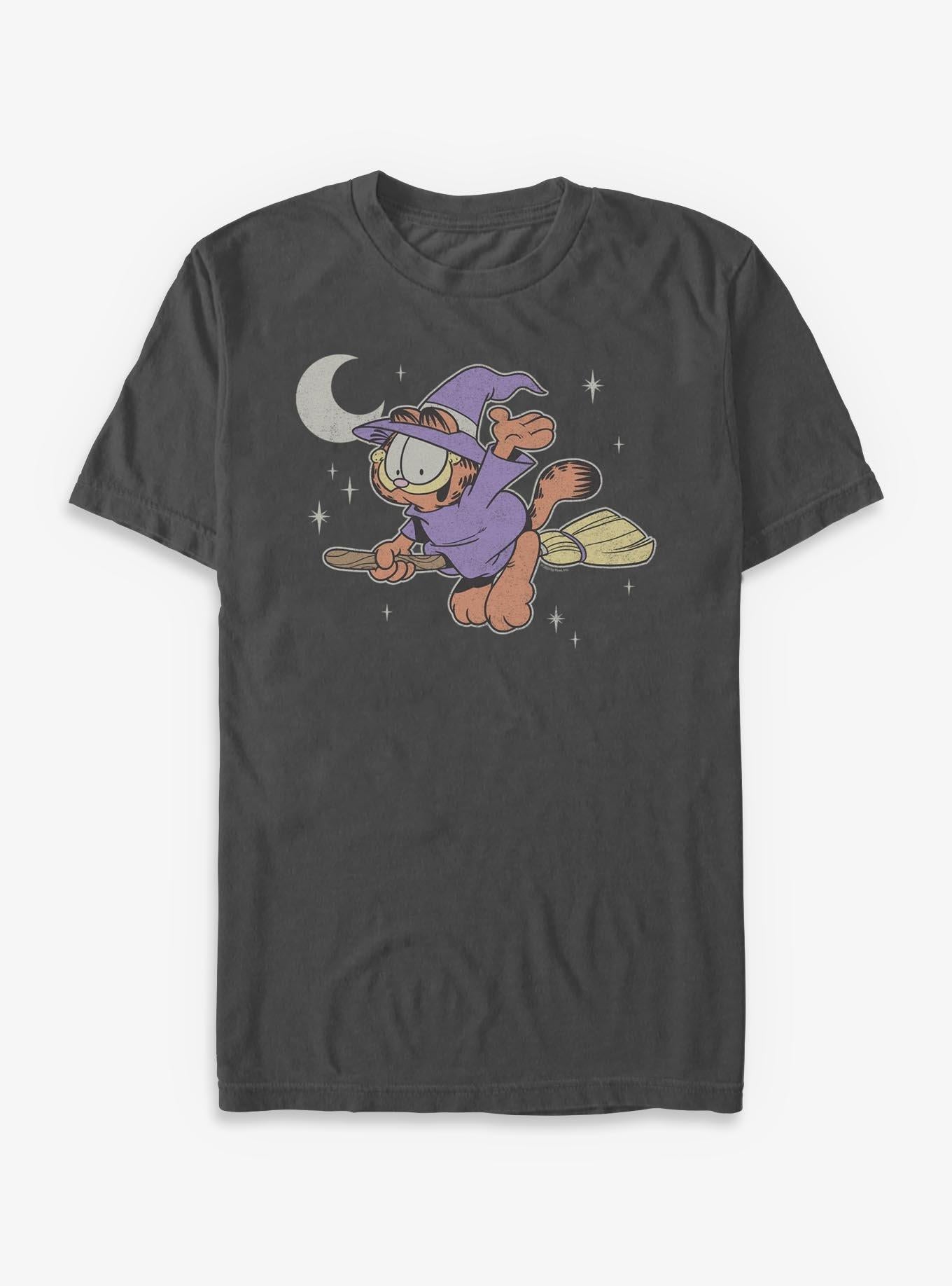 Garfield Spooky Witch T-Shirt | Trending Graphic Tee For Fans
