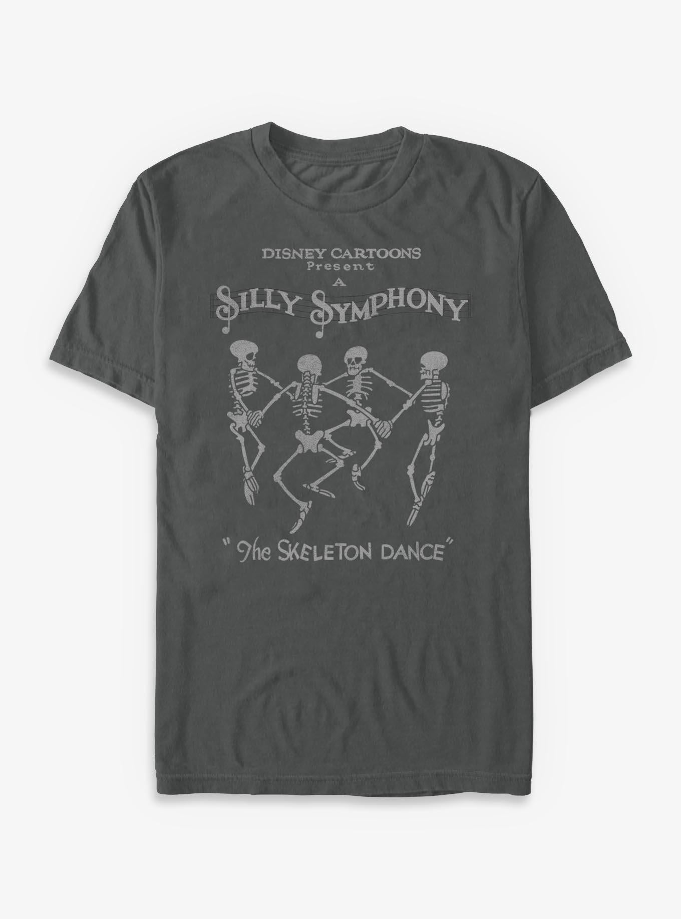 Disney Silly Symphony Skeleton Dance Garment Dye T-Shirt | Trending Graphic Tee For Fans