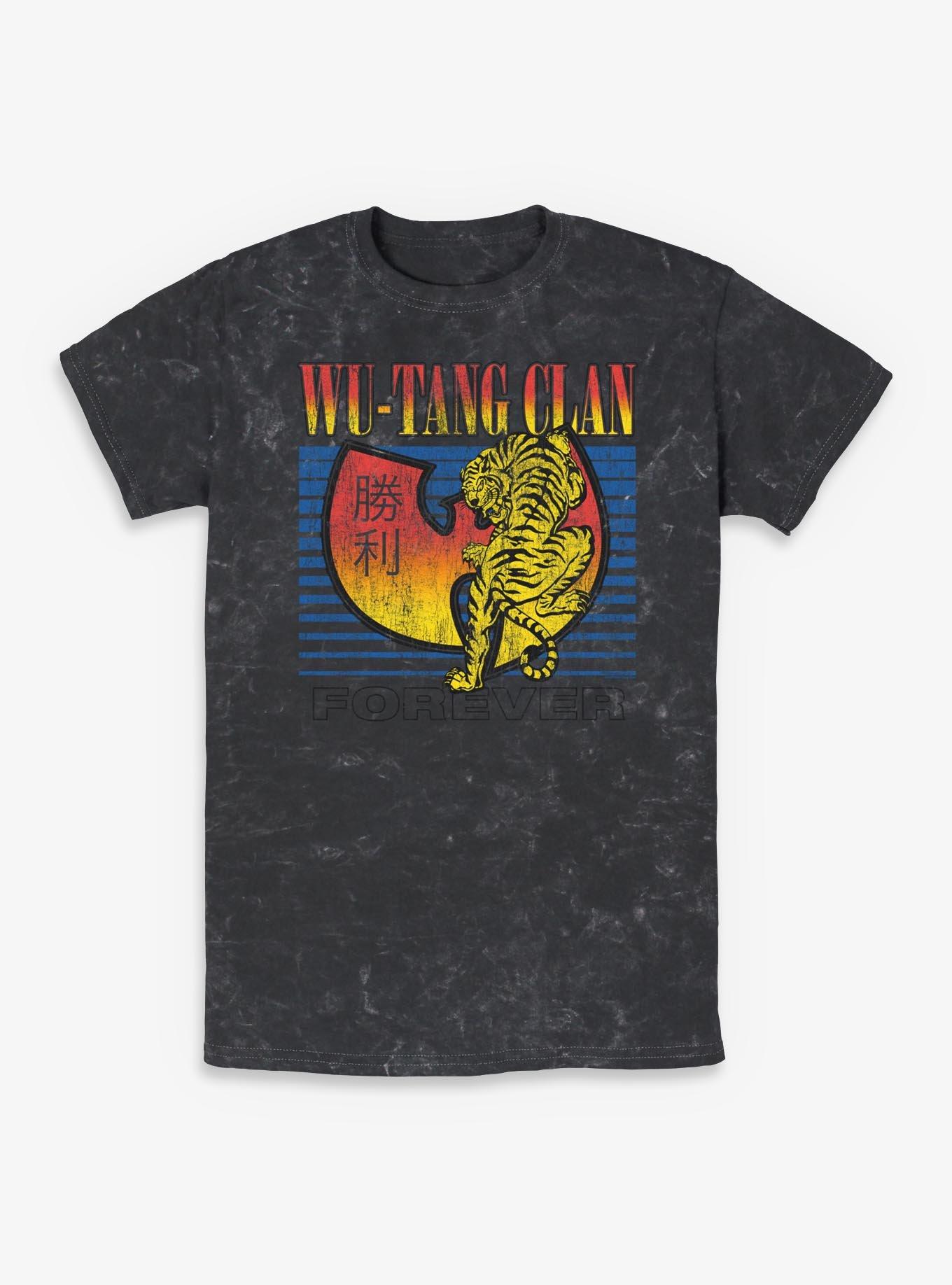 Wu-Tang Clan Forever Tiger Logo Mineral Wash T-Shirt | Trending Graphic Tee For Fans