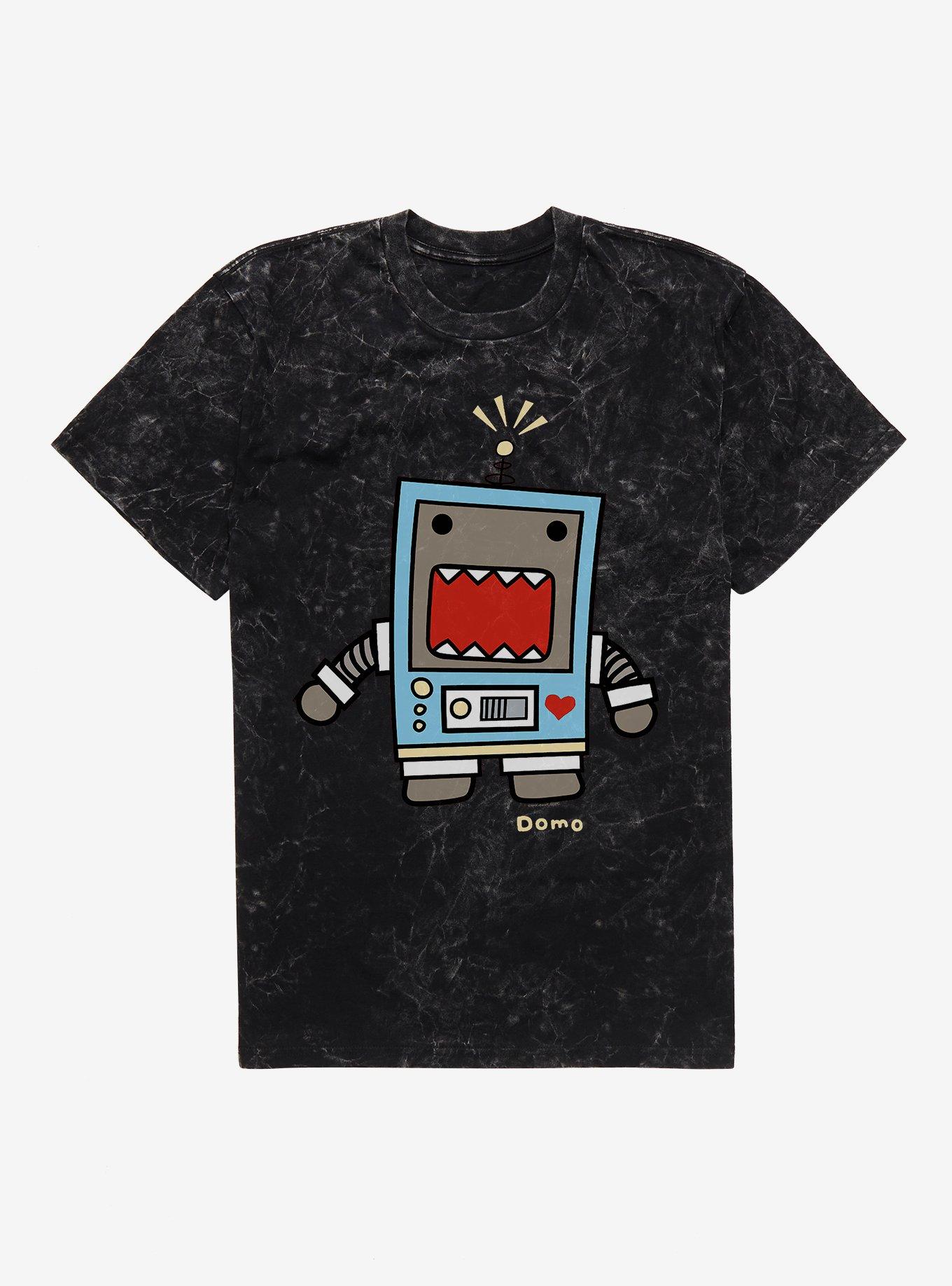 Domo Bot Mineral Wash T-Shirt | Trending Graphic Tee For Fans