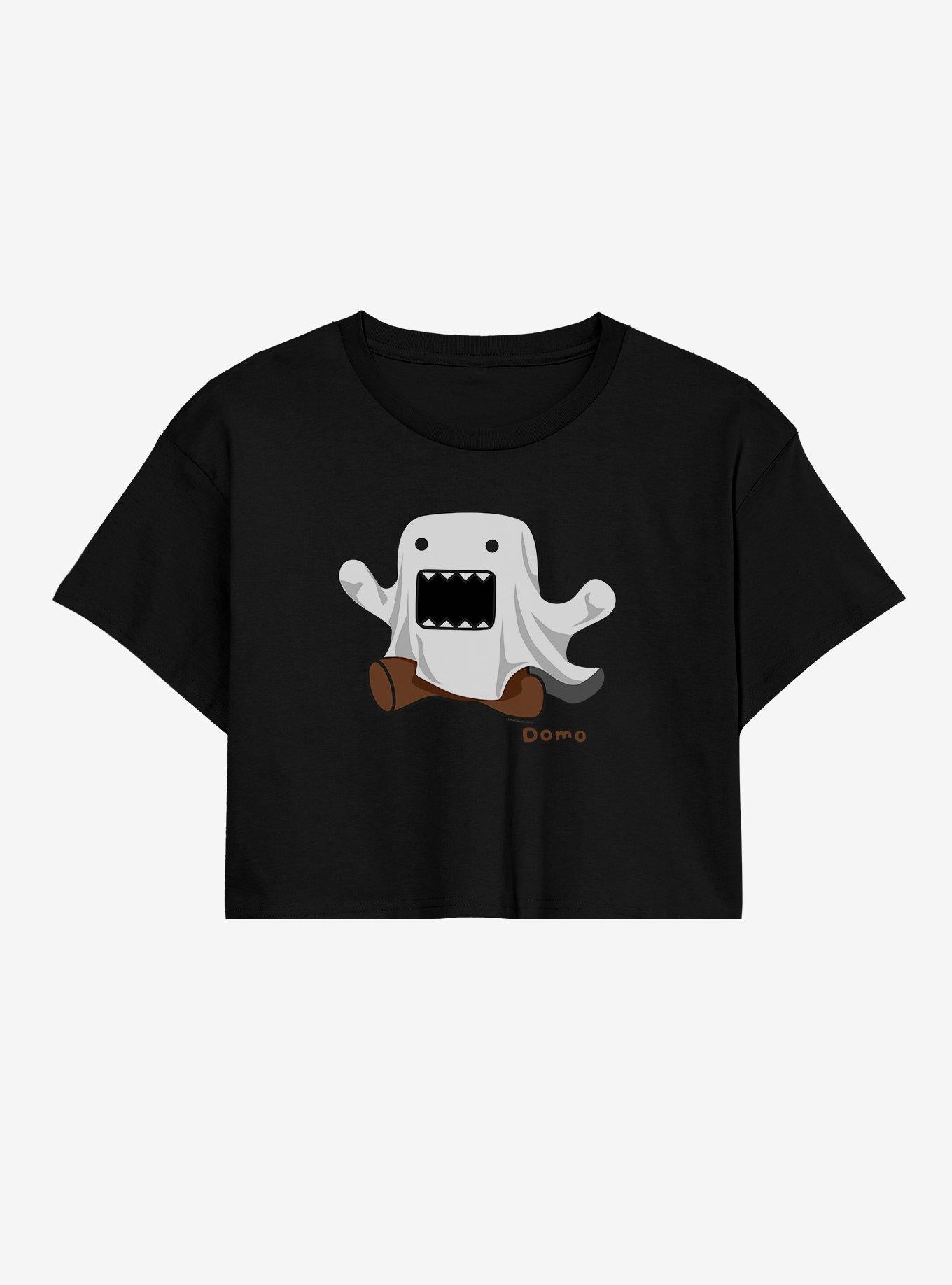 Domo Ghosty Girls Crop T-Shirt | Trending Graphic Tee For Fans