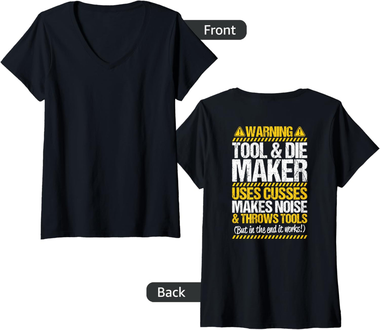 Womens Toolmaker Throws Tools Tool And Die Maker V-Neck Apparel | Trending 2025 | Comfort Daily Wear