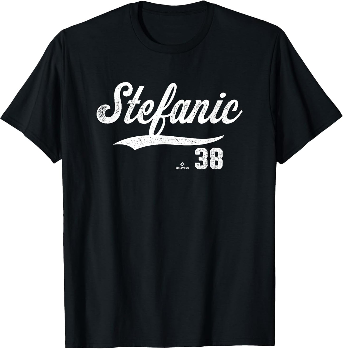 Distressed Swoosh Michael Stefanic Los Angeles Baseball Apparel | US Best Seller