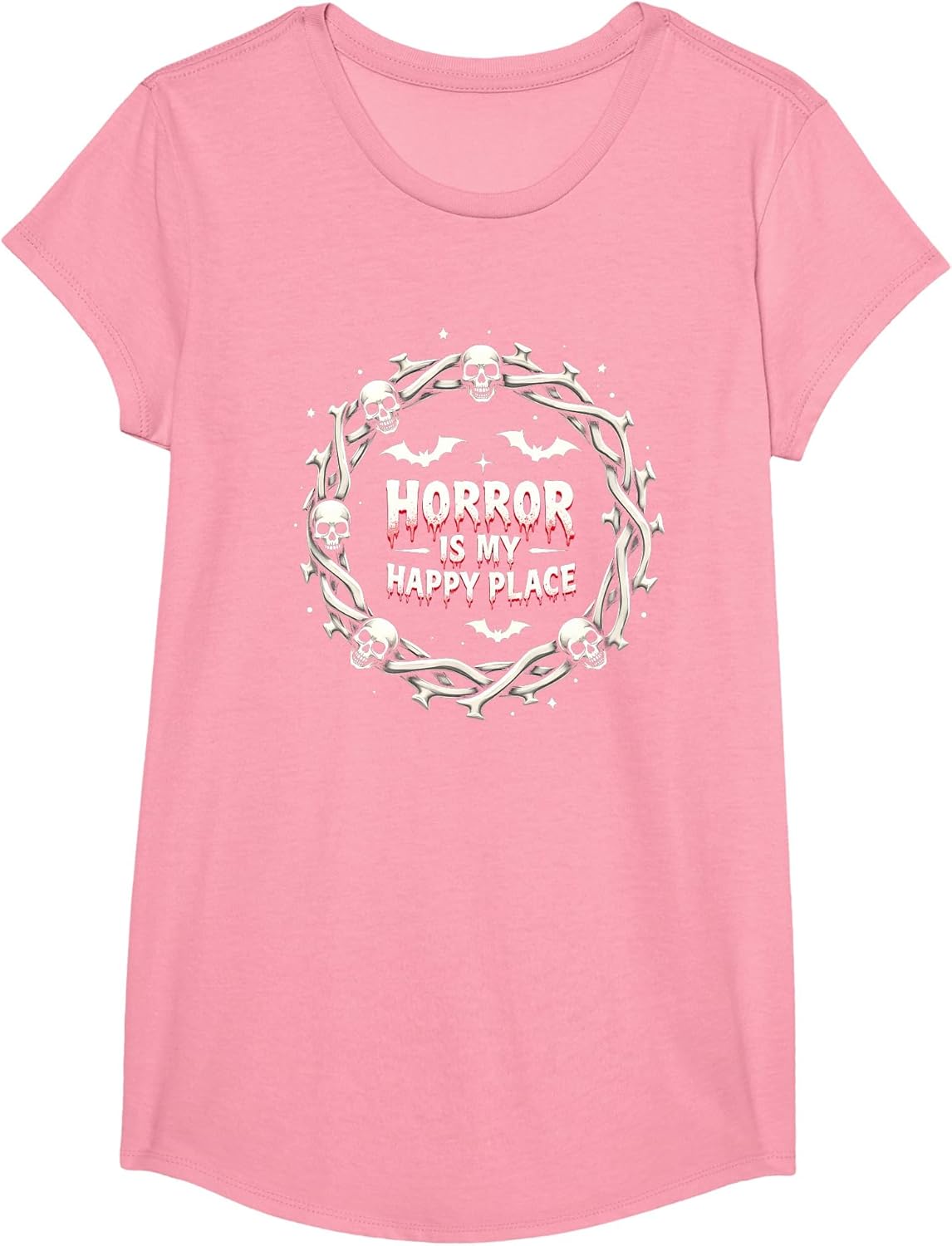 Horror is My Happy Place Macabre Goth Fan Halloween Apparel | Bestseller Style | Customer Favorite