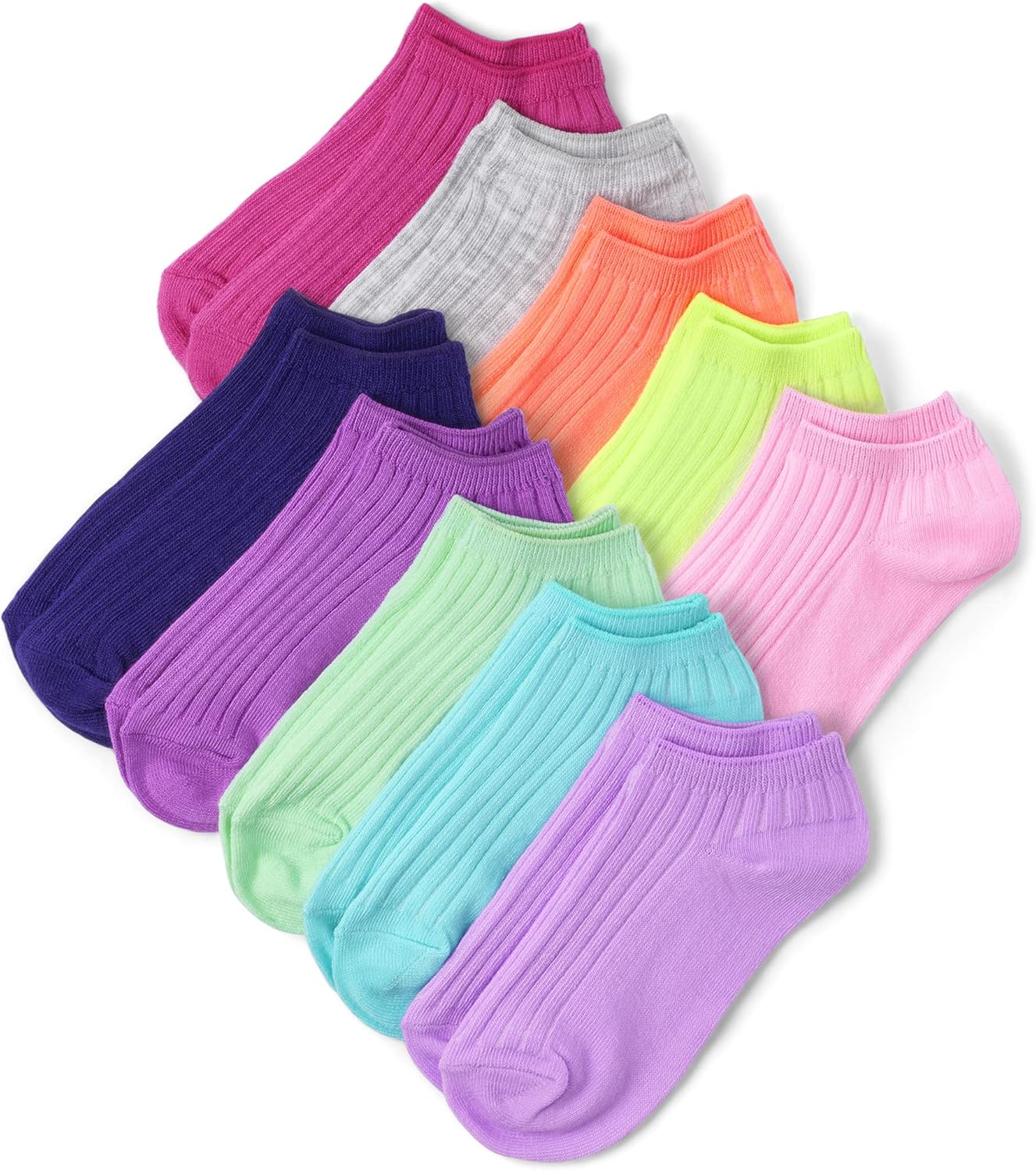The Children's Place Girls' Ankle Socks Variety Pack Apparel | US Viral Pick | Daily Wear Essential