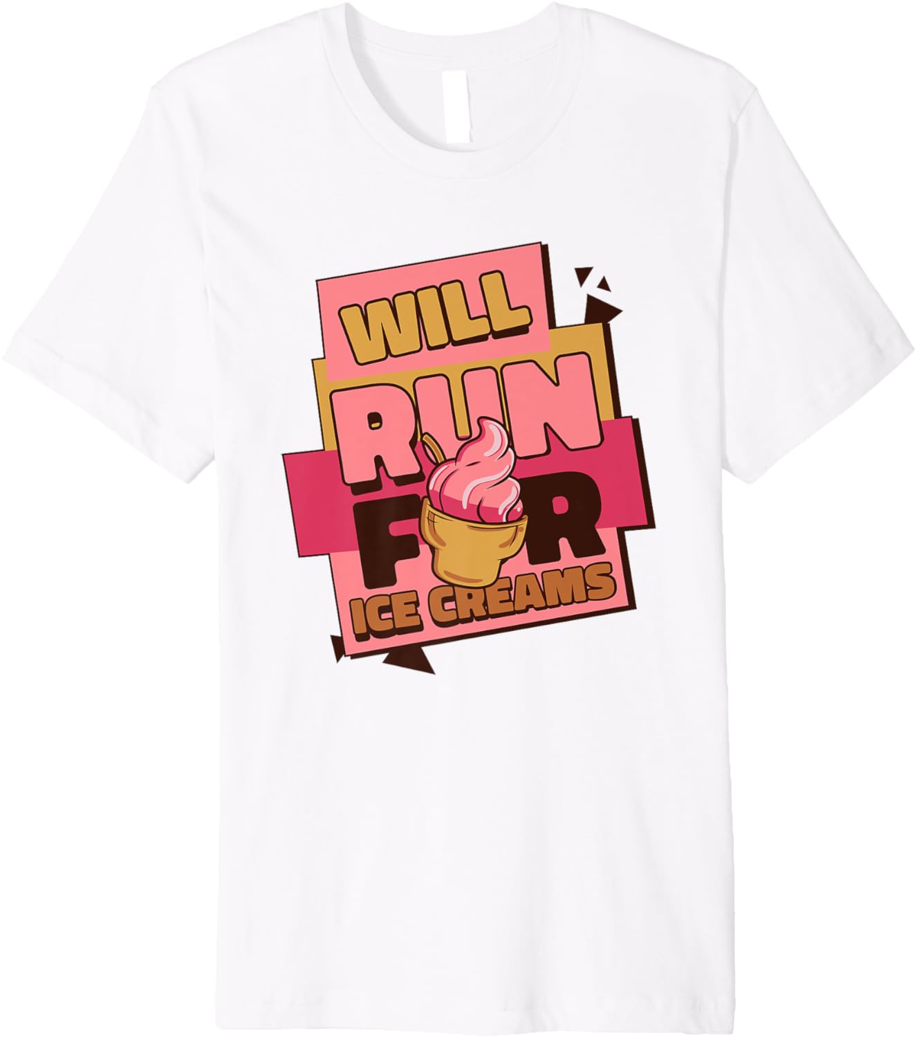 Will Run For Ice Creams Gelato Maker Lover Ice Cream Premium Apparel | Premium Quality | Perfect Gift Idea