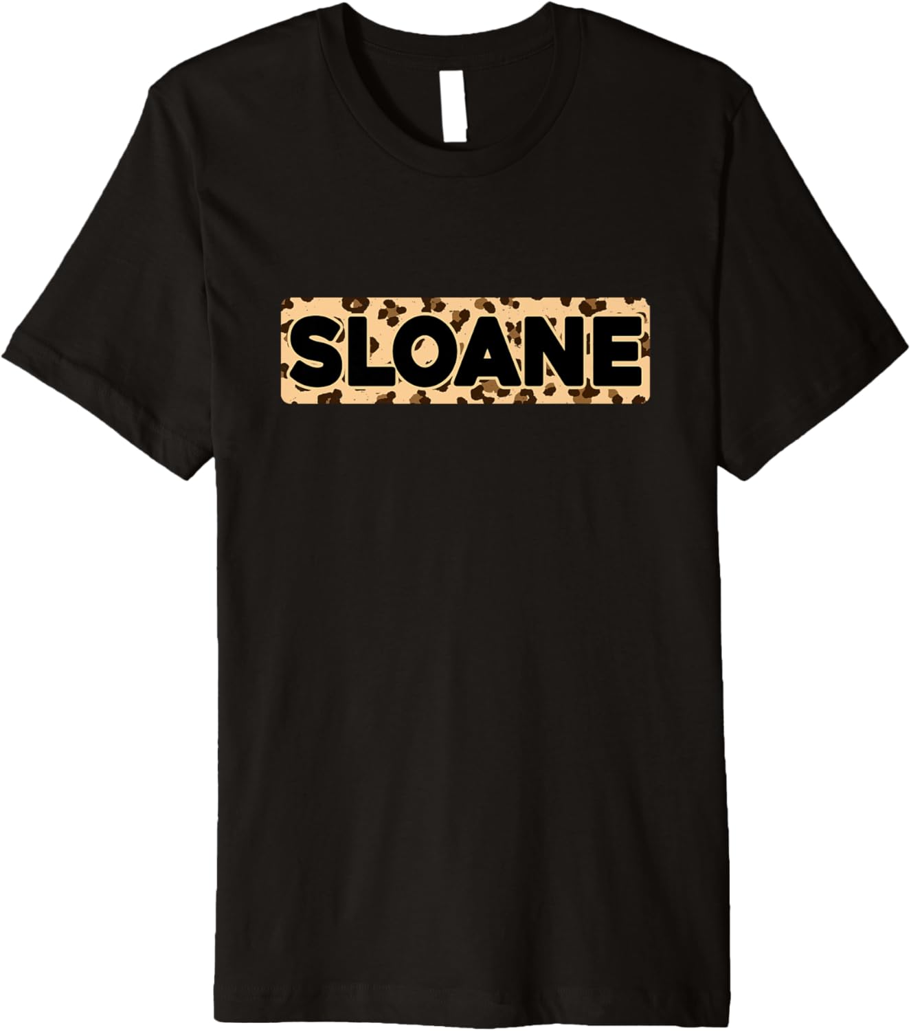 Funny Sloane Leopard Print Personalized Name Sloane Premium Apparel Premium Print US Top Pick