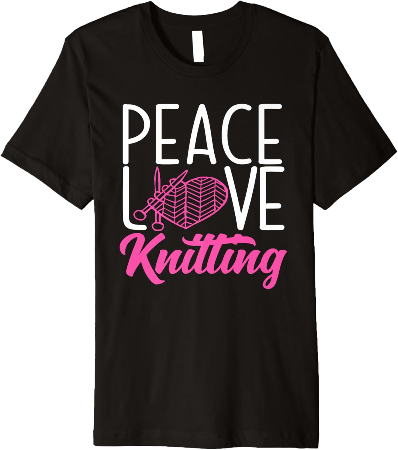 Knitting Peace Love Yarn Needles Hobby Knitter Premium Yarn Supply | Top Rated | Customer Favorite