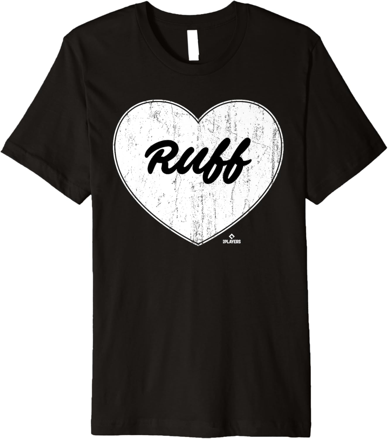 Distressed Heart Michael Ruff Prospect Baseball Fan Gear Premium Apparel | Perfect Gift Idea