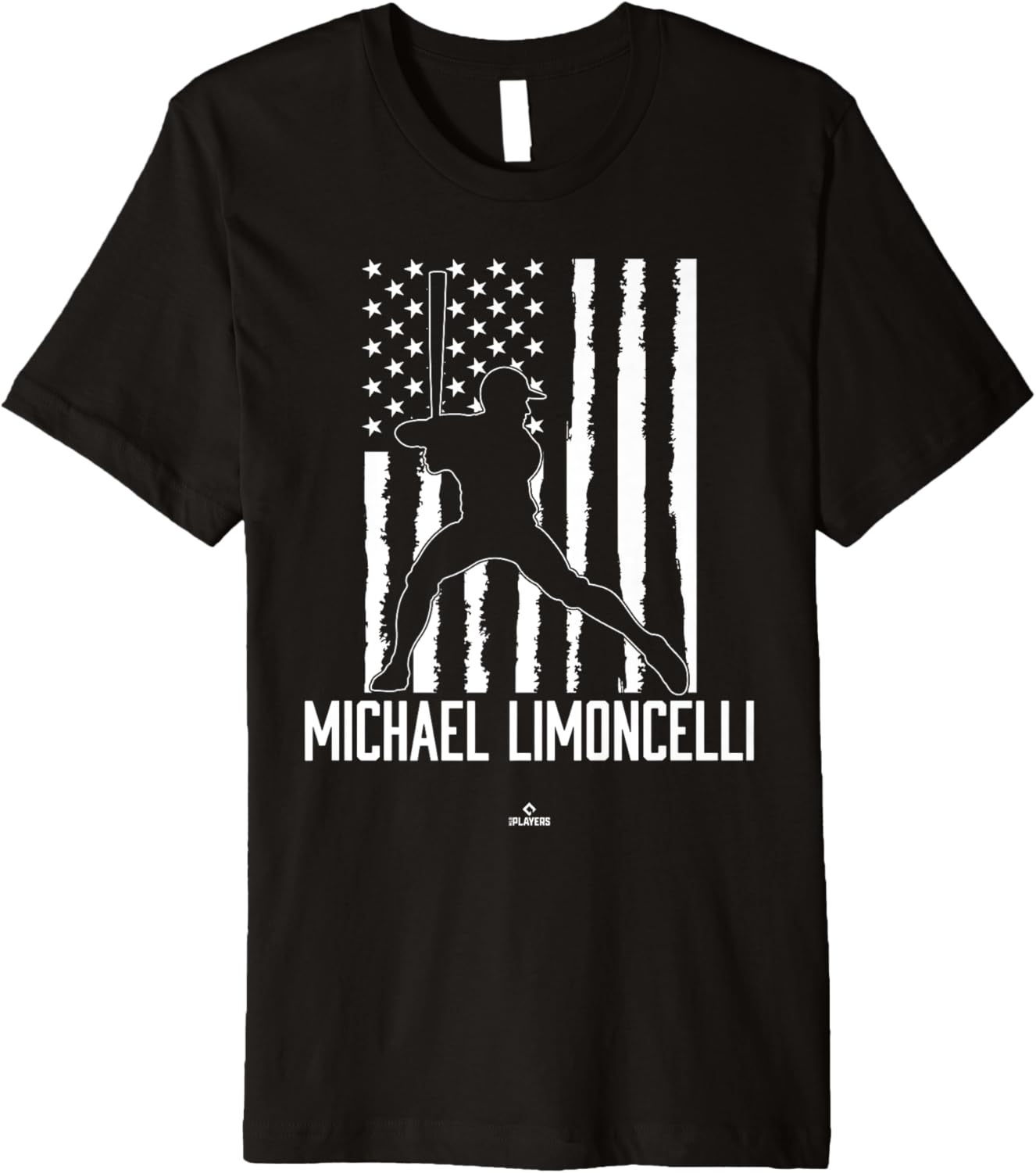 Distressed Flag Swing Michael Limoncelli Prospect Baseball Premium Apparel | Perfect Gift Idea