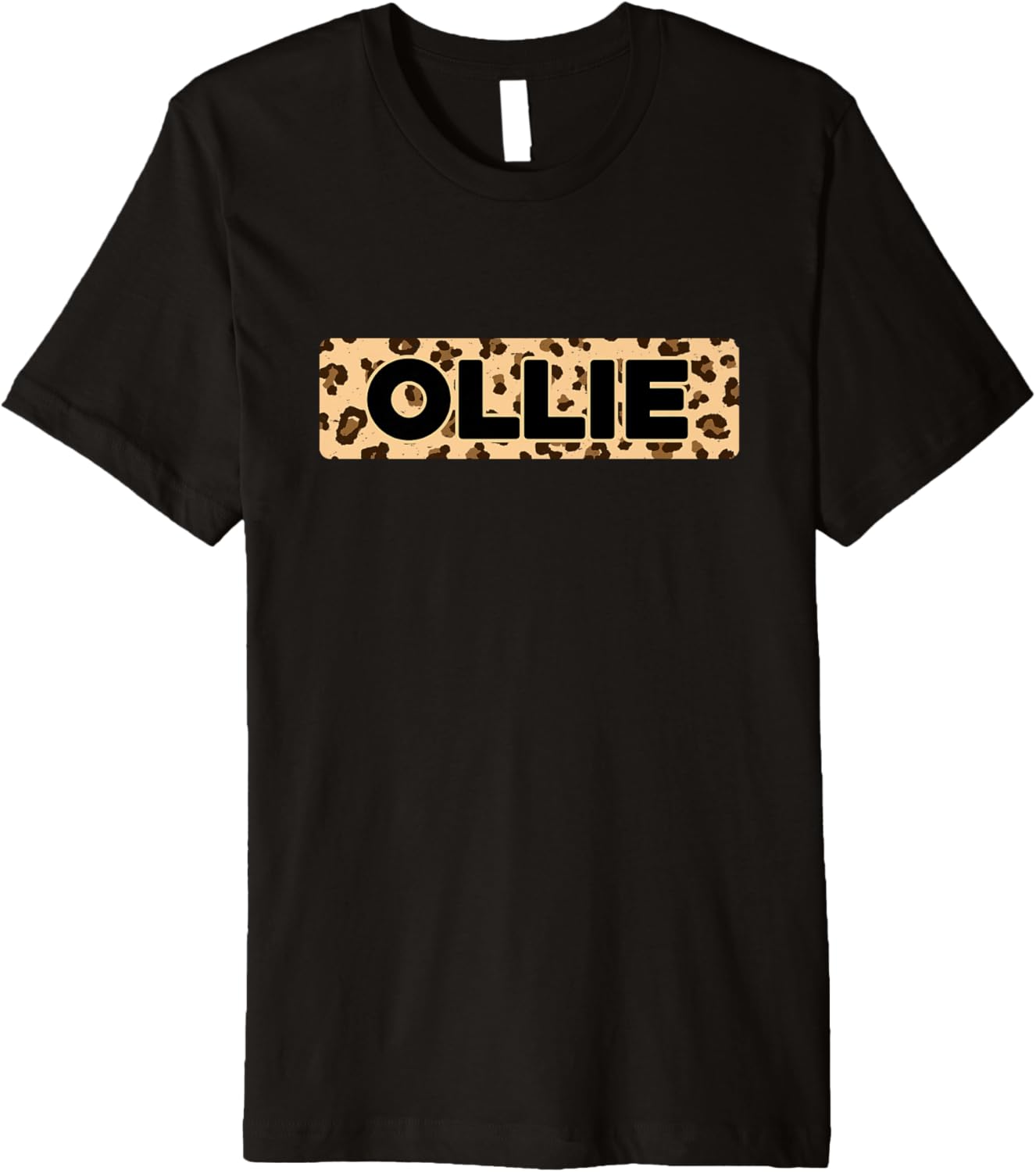 Funny Ollie Leopard Print Personalized Name Ollie Premium Apparel Trending US Gift Ready
