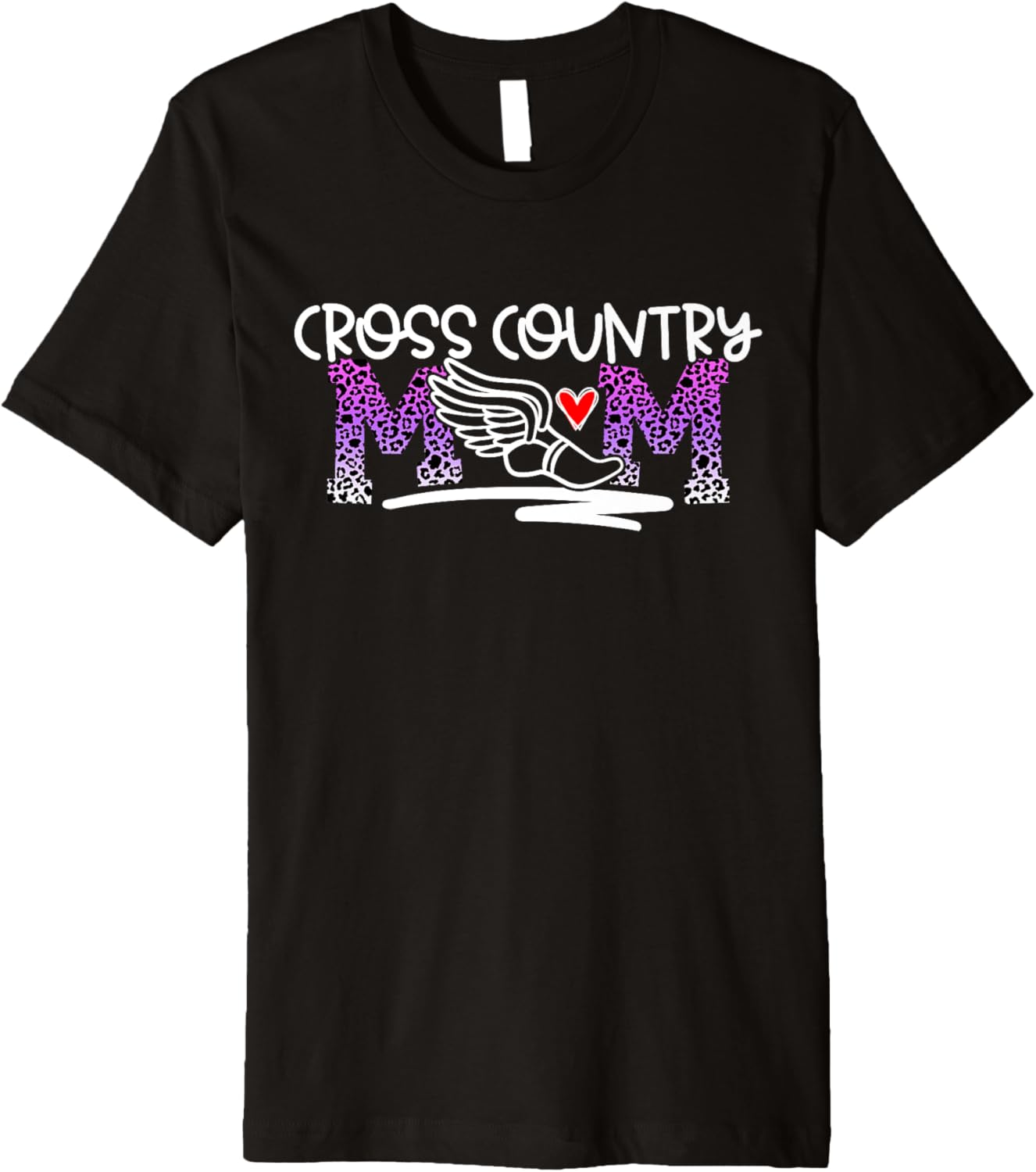 Cross Country Mom for Women Cheetah Print Design Premium Apparel Streetwear Style Best Seller Look