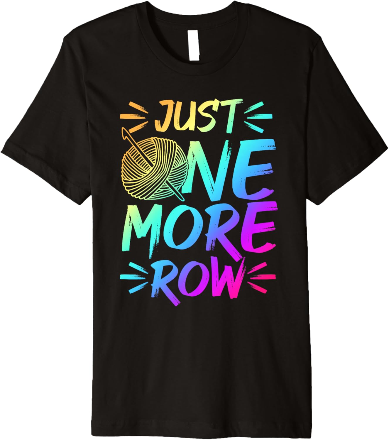 Just One More Row Crochet Knitting Yarn Lover Premium Yarn Supply | High Search Volume | High CTR Title