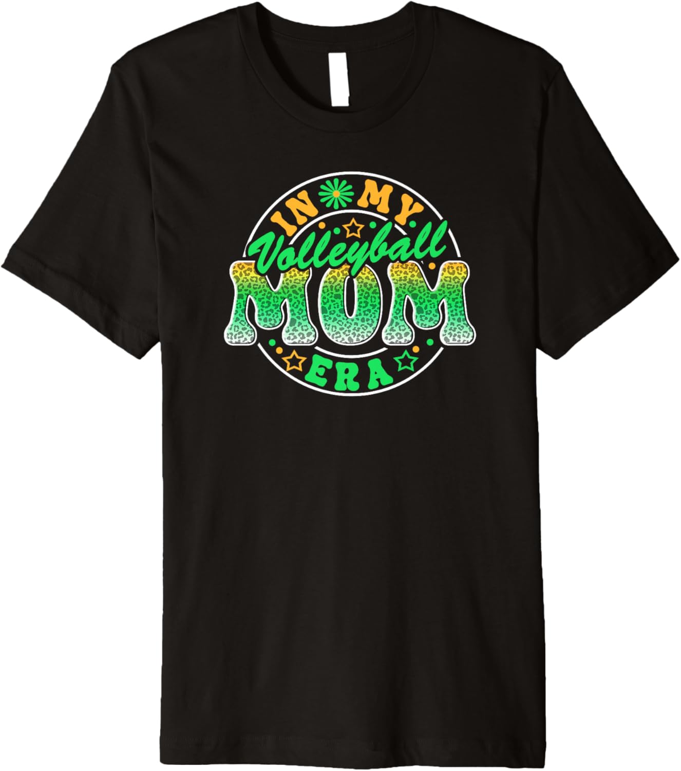 In My Volleyball Mom Era Cheetah Print Style Premium Apparel Viral TikTok Find US Top Pick