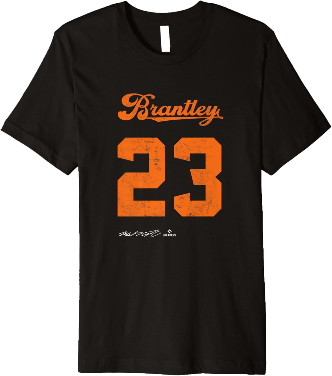 Michael Brantley 23 Michael Brantley Houston MLBPA Premium Apparel | Everyday Casual Wear