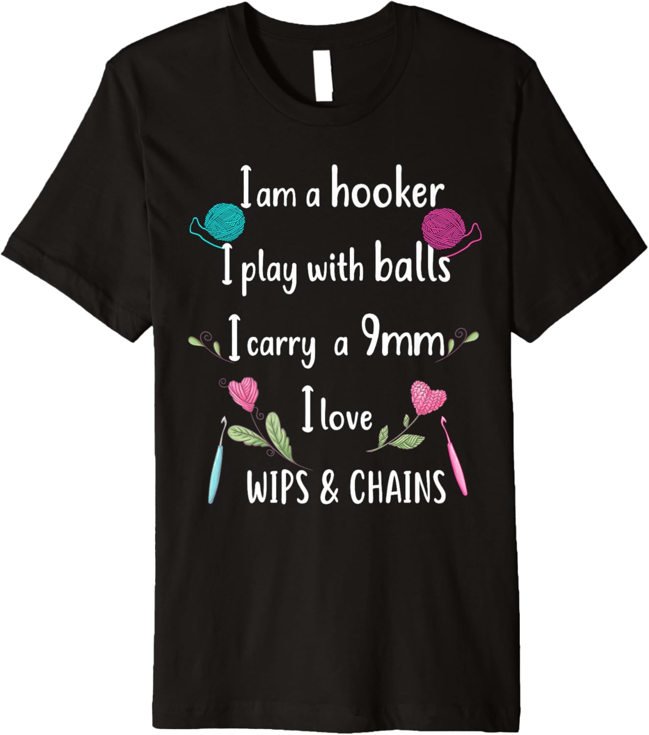 Funny Crochet Knitting I u2019m a hooker, funny crochet Premium Yarn Supply | Trending 2025 | Customer Favorite
