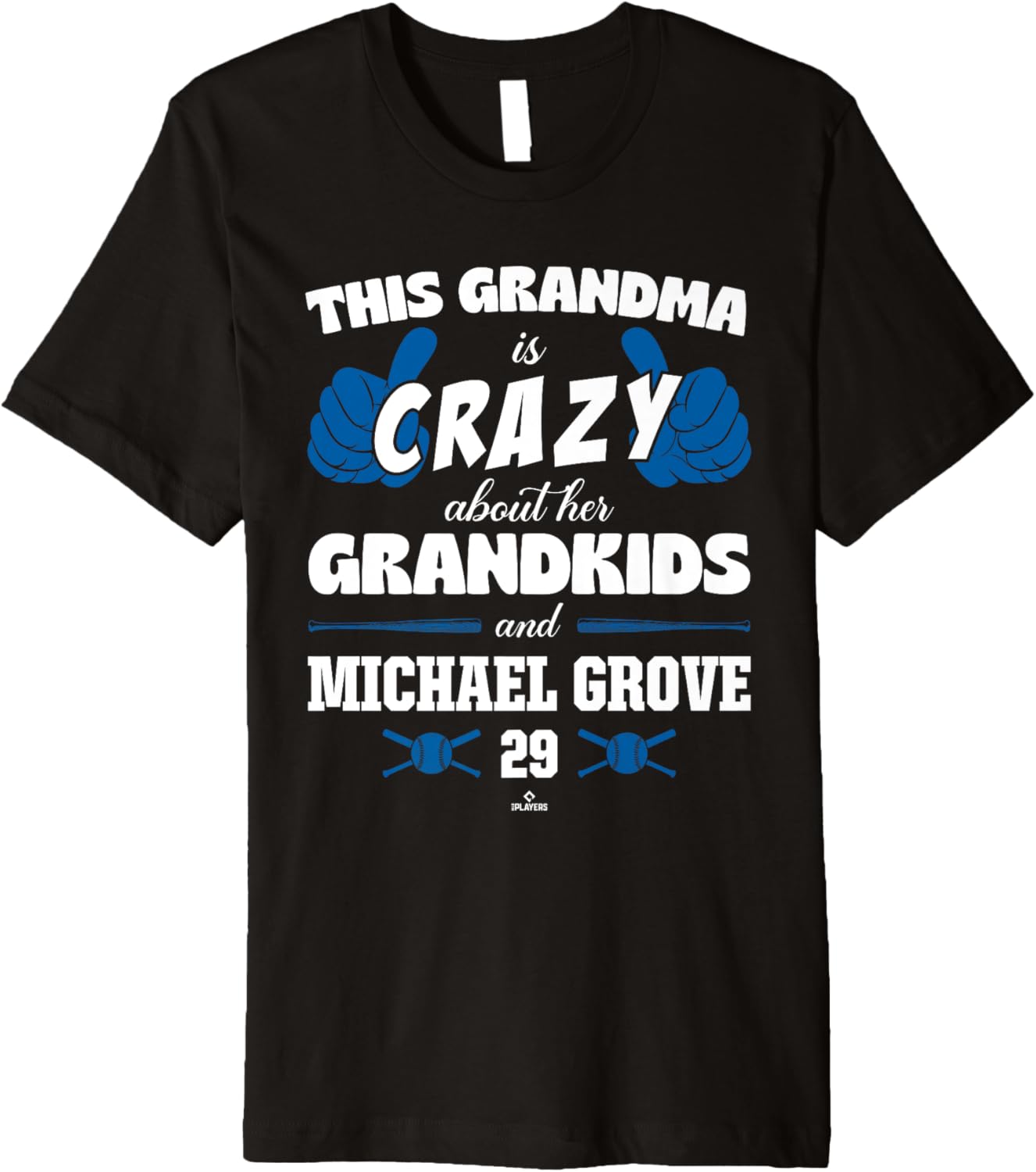Grandma Crazy for Michael Grove Los Angeles Baseball MLBPA Premium Apparel | Viral Streetwear Style