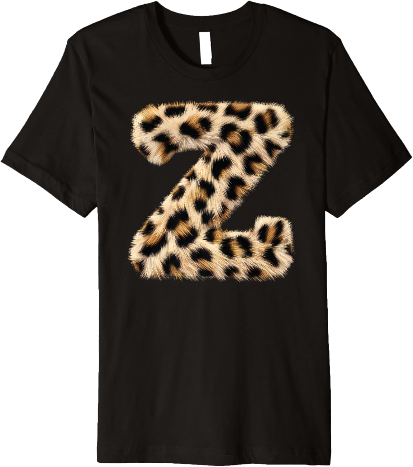 Letter Z Cheetah Leopard Initial Print Name Zebra Matching Premium Apparel Premium Print Fan Favorite