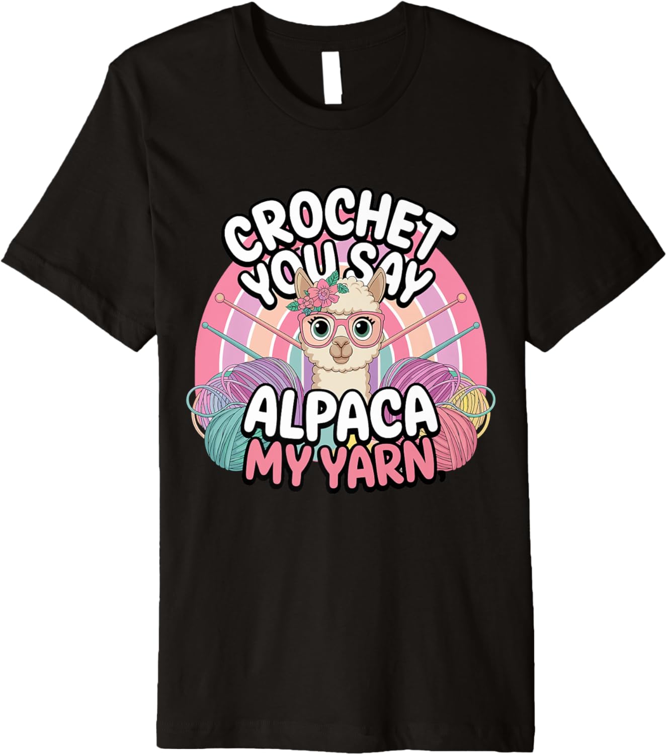 Crochet Alpaca My Yarn Funny Llama Premium Yarn Supply | Top Rated | Best Seller Choice