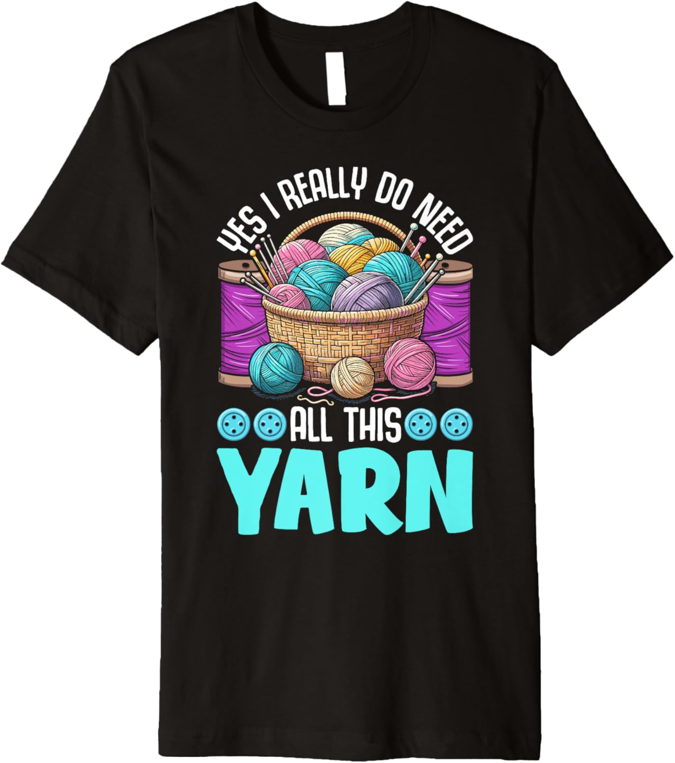 Women Funny Knitting Knitters Yarn Enthusiast Knit Lover Premium Yarn Supply | Premium Quality | Best Seller Choice