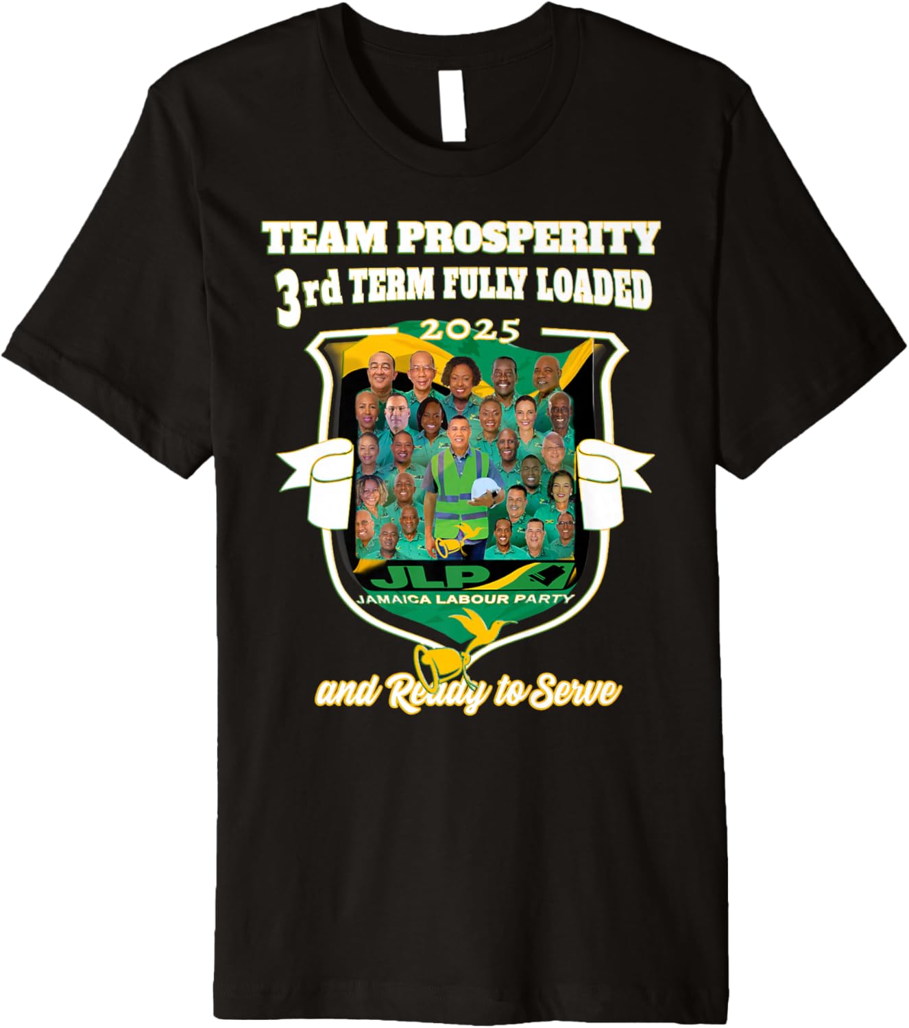 Jamaica Labour Party, 3rdTEAM Prosperity JLP Supporter Gifts Premium Apparel | Viral Streetwear Style