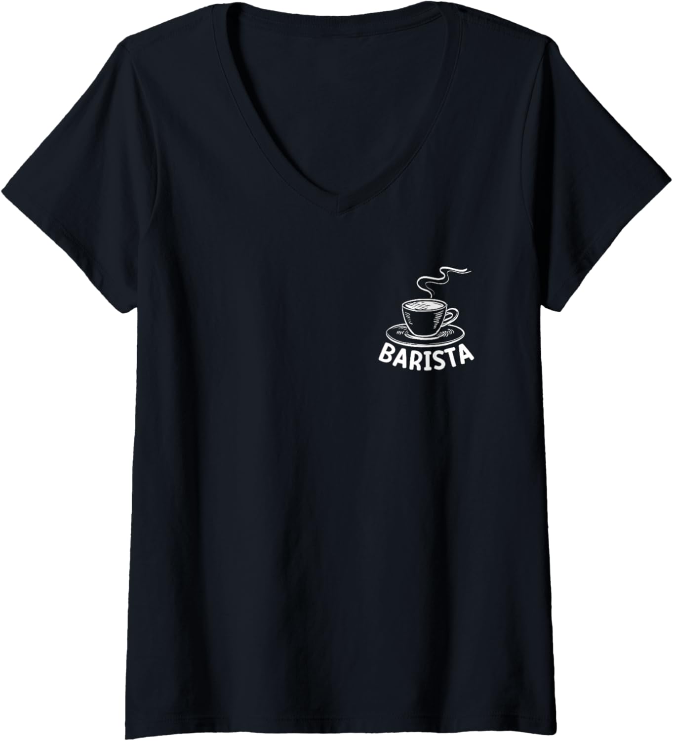 Womens Barista Coffee Brewer Cafe Makers Men Women V-Neck Apparel | Best Seller Pick | Aesthetic Fit