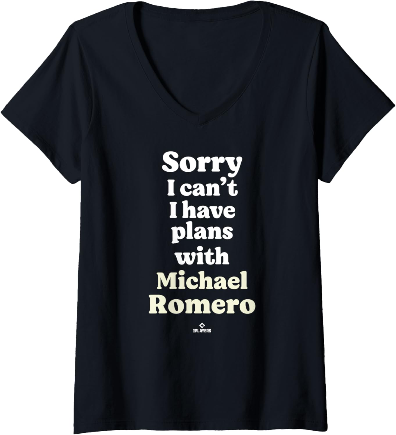Womens Michael Romero Prospect Baseball Fan Gear V-Neck Apparel | US Best Seller