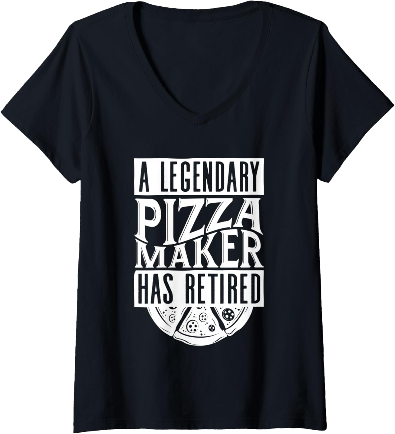 Womens Pizza Making Retired Pizza Maker Baker V-Neck Apparel | Best Seller Pick | Must-Have Style