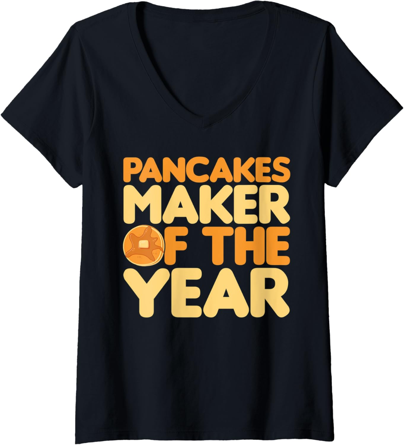 Womens Pancakes maker of the year Pancakes lover V-Neck Apparel | Trending 2025 | Must-Have Style