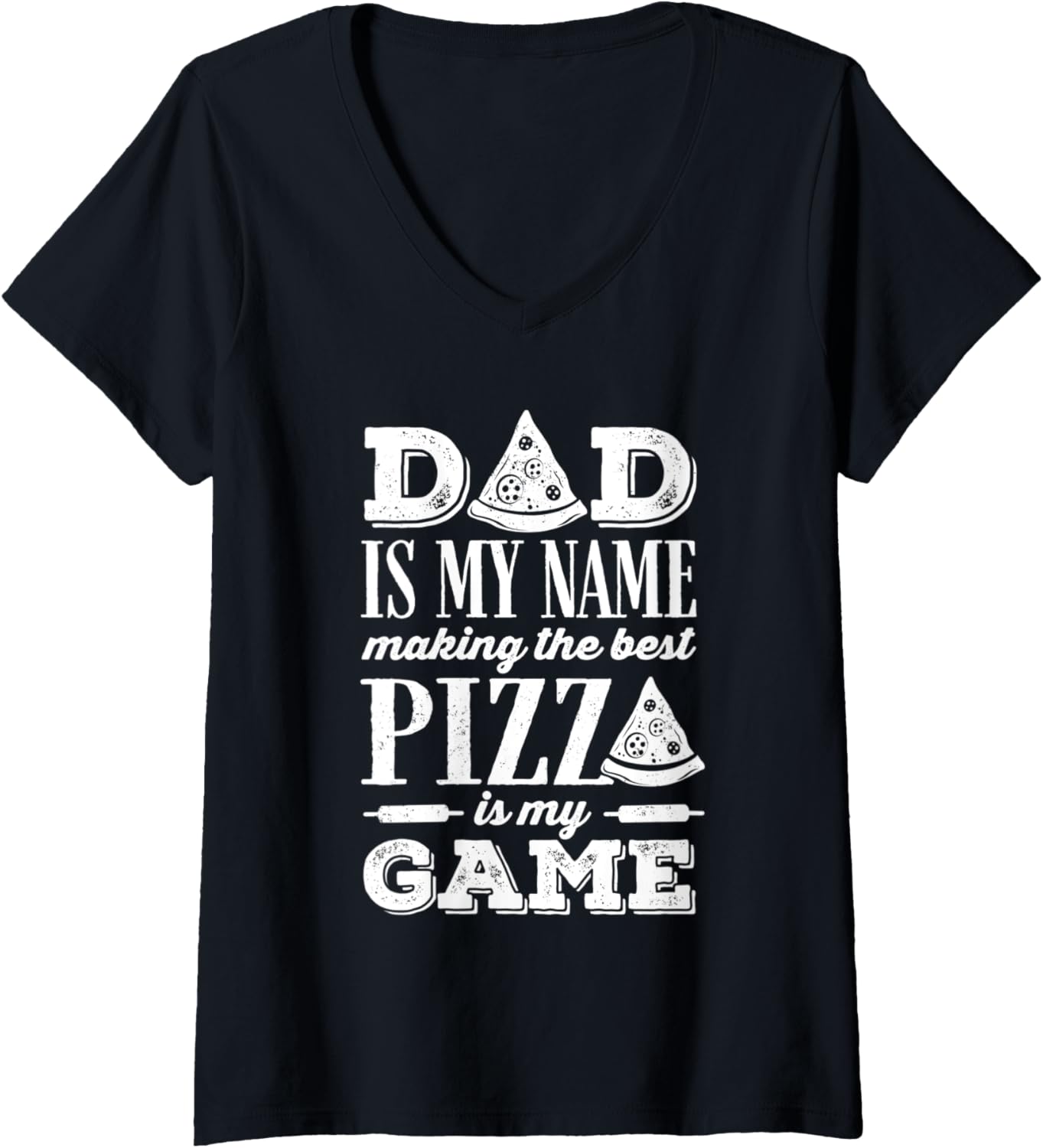 Womens Pizza Making Pizza Maker Baker Father V-Neck Apparel | Trending 2025 | Comfort Daily Wear