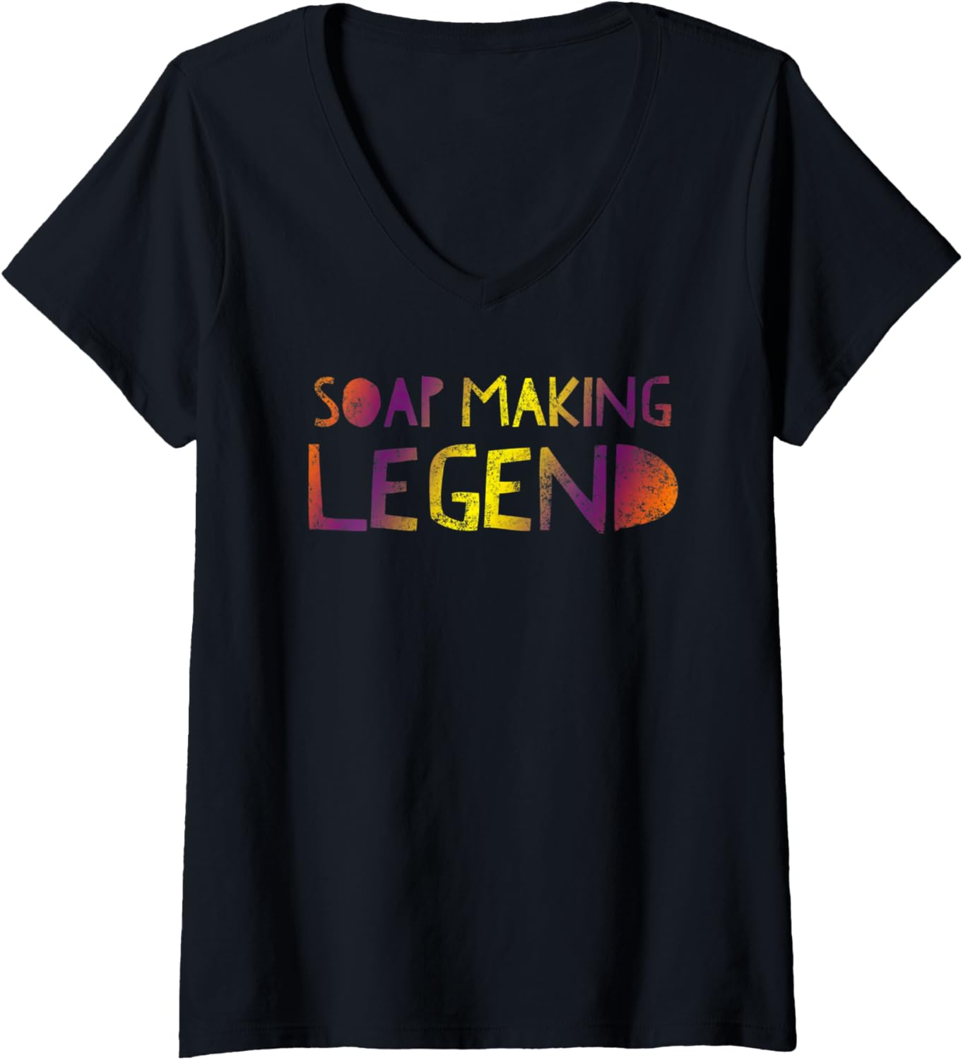 Womens Soap Making Legend - Proud Soap Maker V-Neck Apparel | Trending 2025 | Perfect Gift Idea