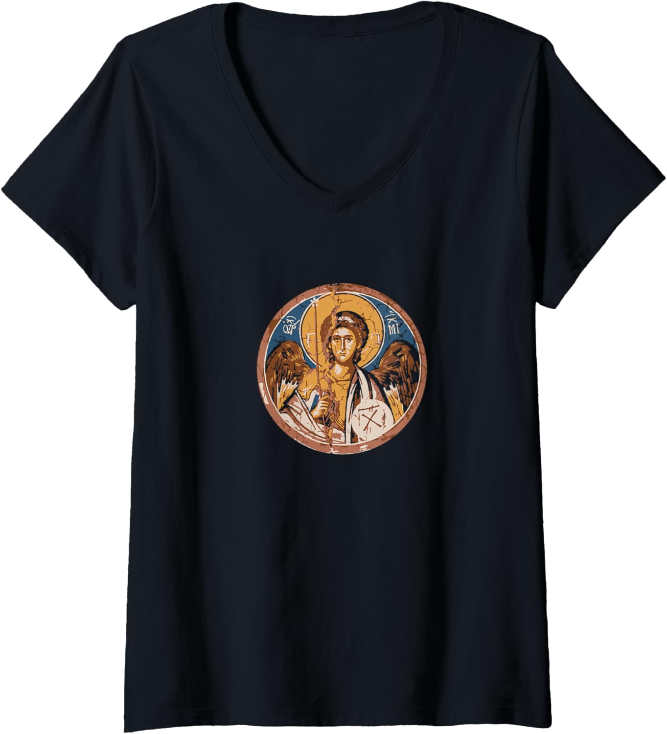 Womens St. Michael Archangel V-Neck Apparel | Trending 2025
