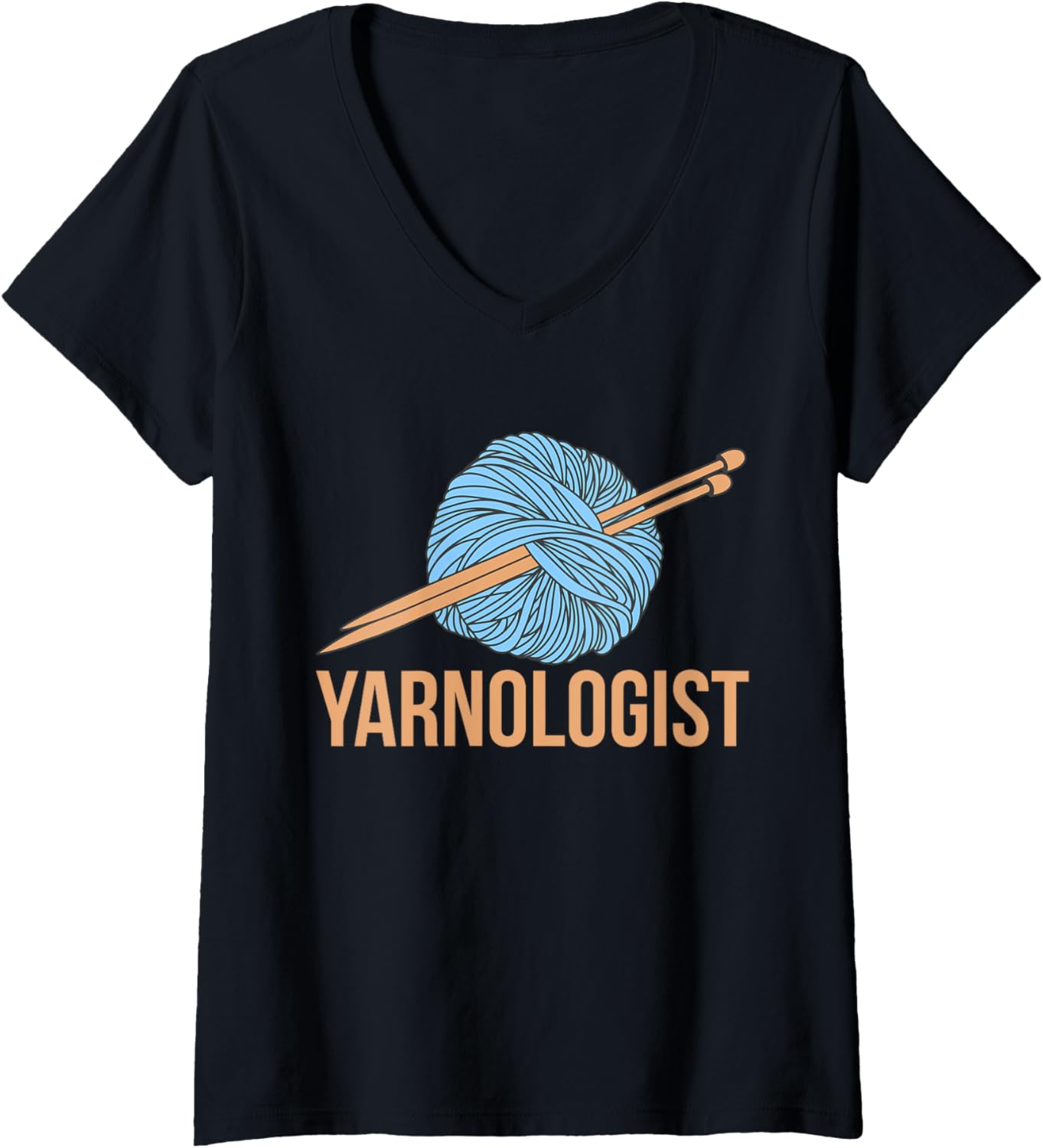 Womens Wool Collection YARNOLOGIST Funny Knitting Yarn V-Neck Yarn Supply | Top Rated | Best Seller Choice
