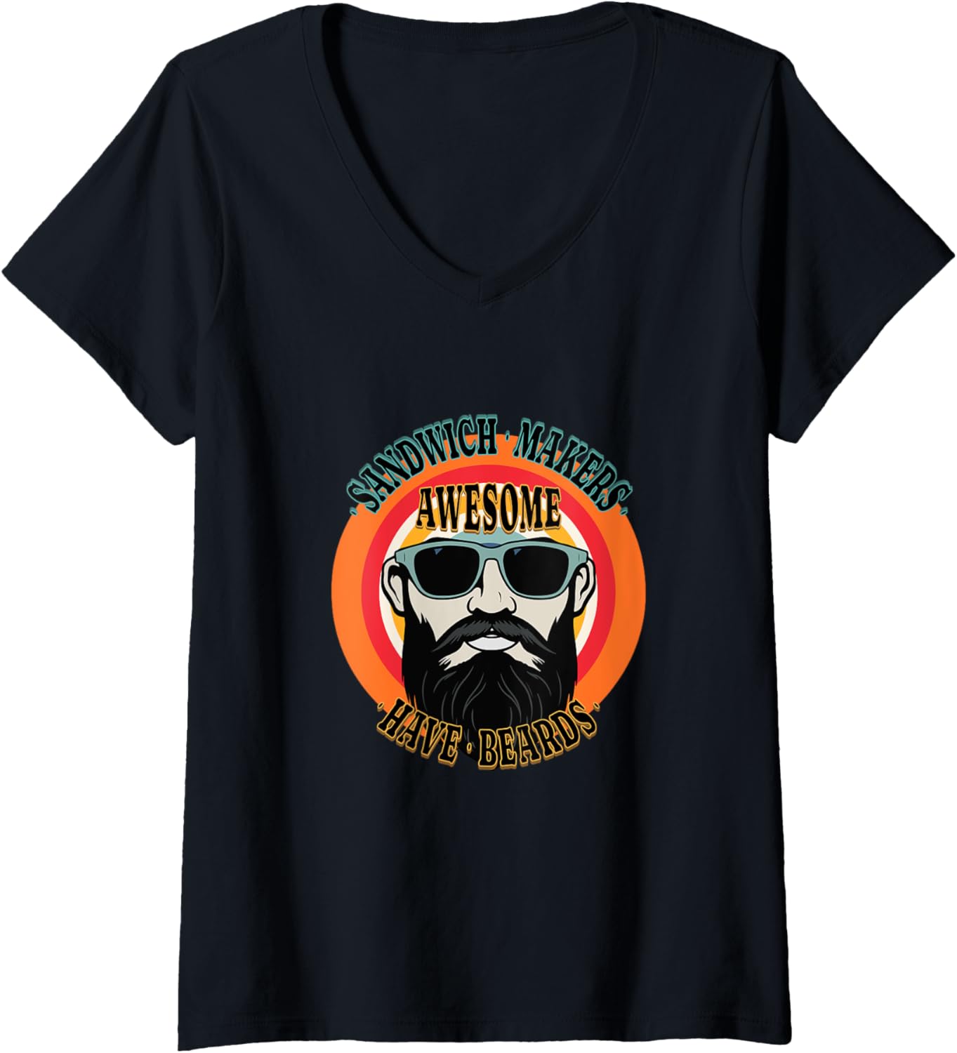 Awesome SANDWICH MAKERS Have Beards Funny V-Neck Apparel | High Search Volume | Must-Have Style