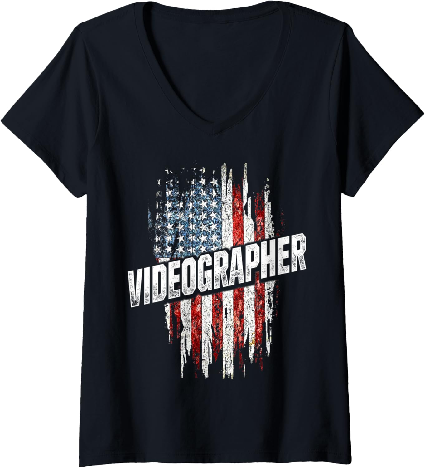 Womens Videographer Success Videography Filmmaker Gift V-Neck Apparel | Premium Quality | Comfort Daily Wear
