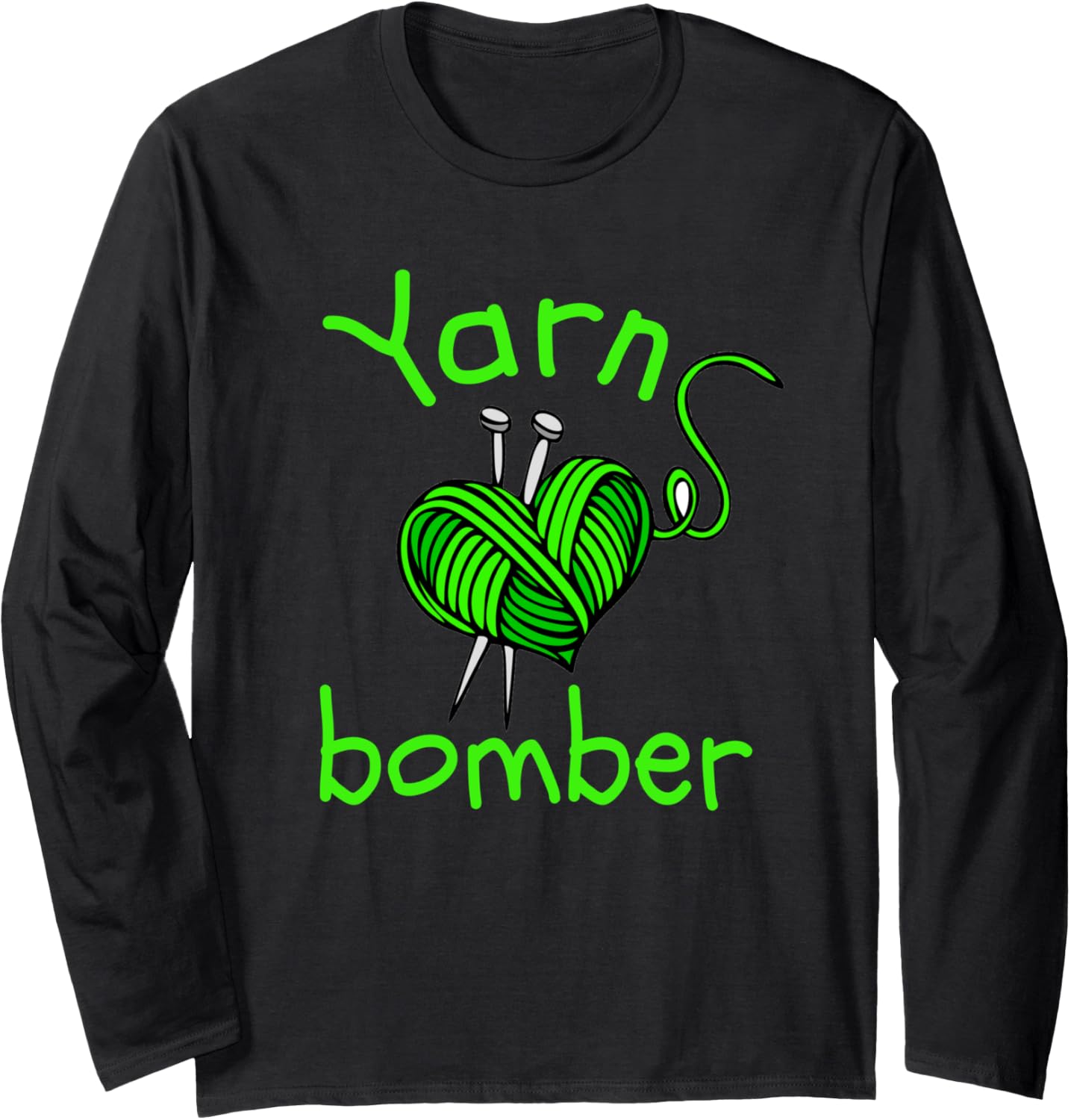 I Love Knitting Yarn Bomber Long Sleeve Yarn Supply | Trending 2025 | High CTR Title
