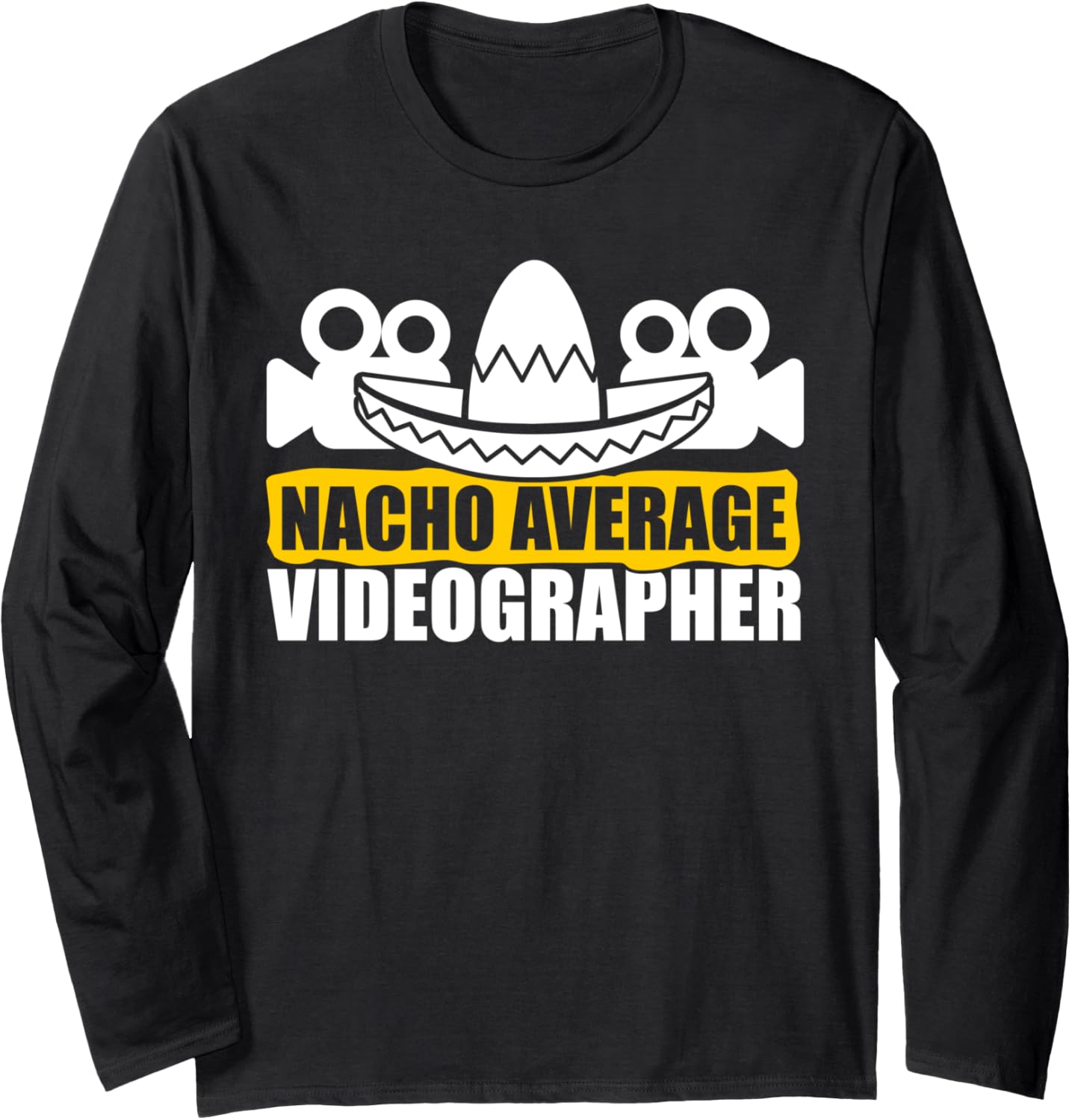 Videographer Nacho Videography Filmmaker Long Sleeve Apparel | Best Seller Pick | Aesthetic Fit