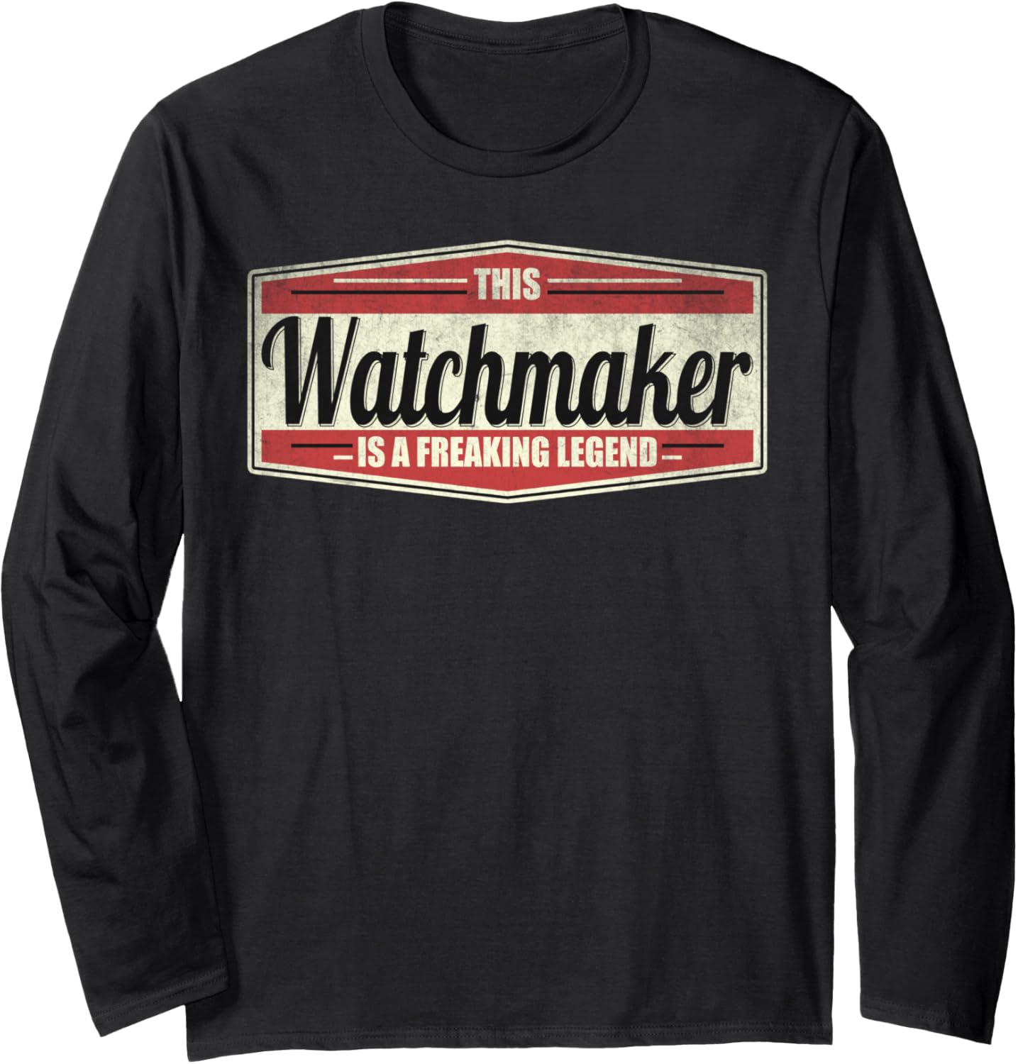 Funny Profession Quote Vintage Watchmaker Long Sleeve Apparel | Trending 2025 | Comfort Daily Wear