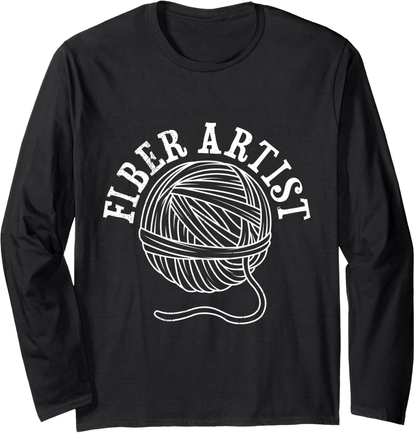 Yarn Collection FIBER ARTIST Funny Yarn Collector Long Sleeve Yarn Supply | Top Rated | Perfect for Crafters