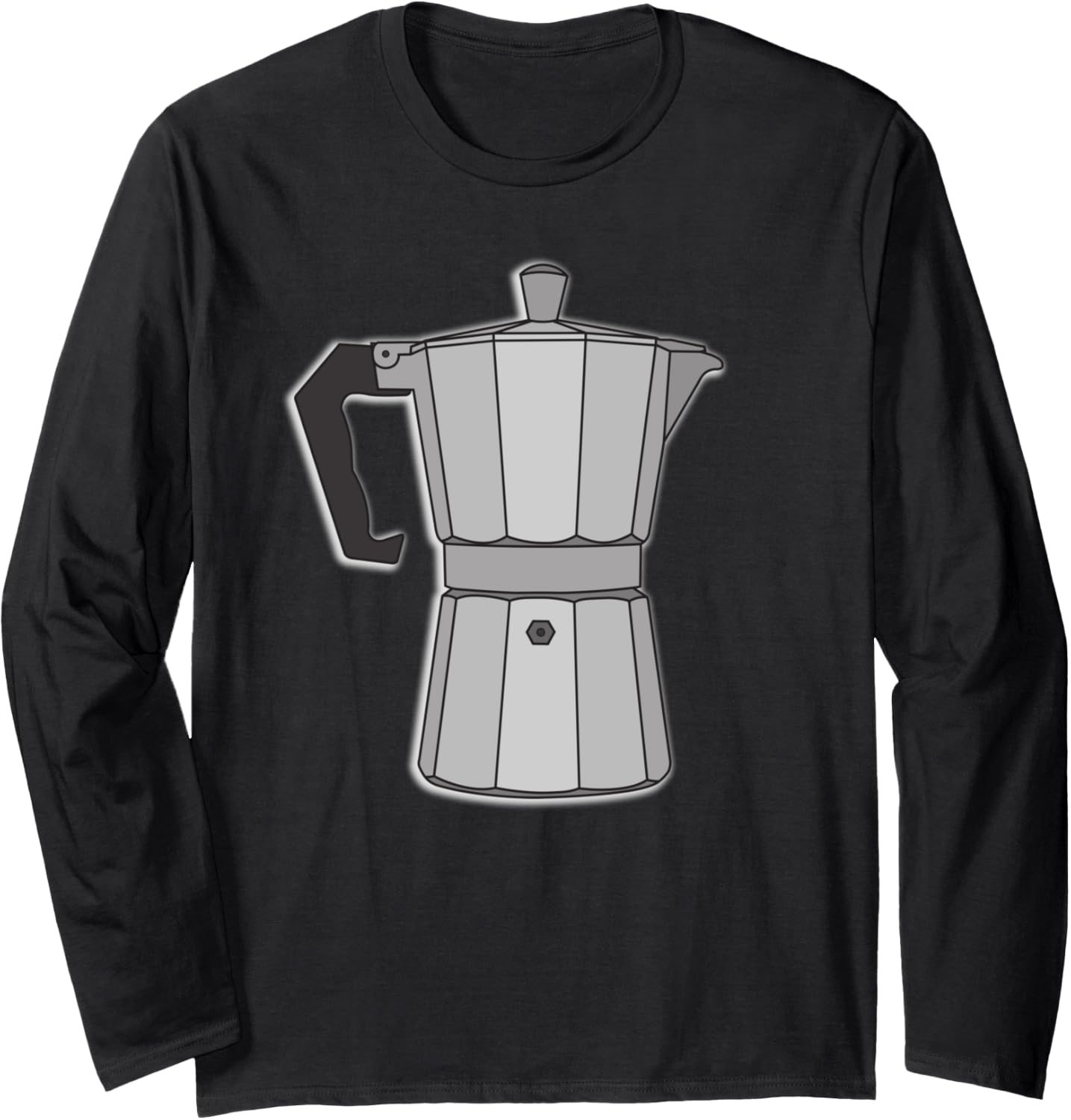 Retro Vintage Old School Espresso Coffee Maker Pot Long Sleeve Apparel | Trending 2025 | Comfort Daily Wear