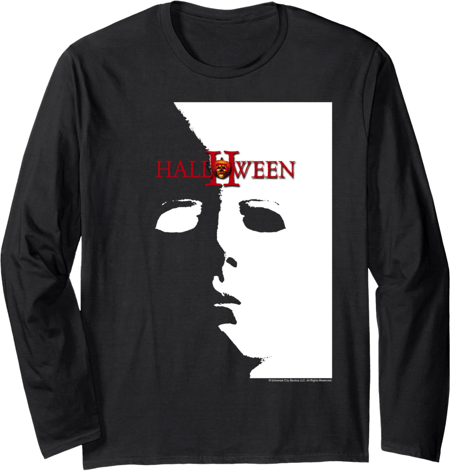 Halloween 2 Michael Myers Mask Poster Long Sleeve Apparel | Perfect Gift Idea