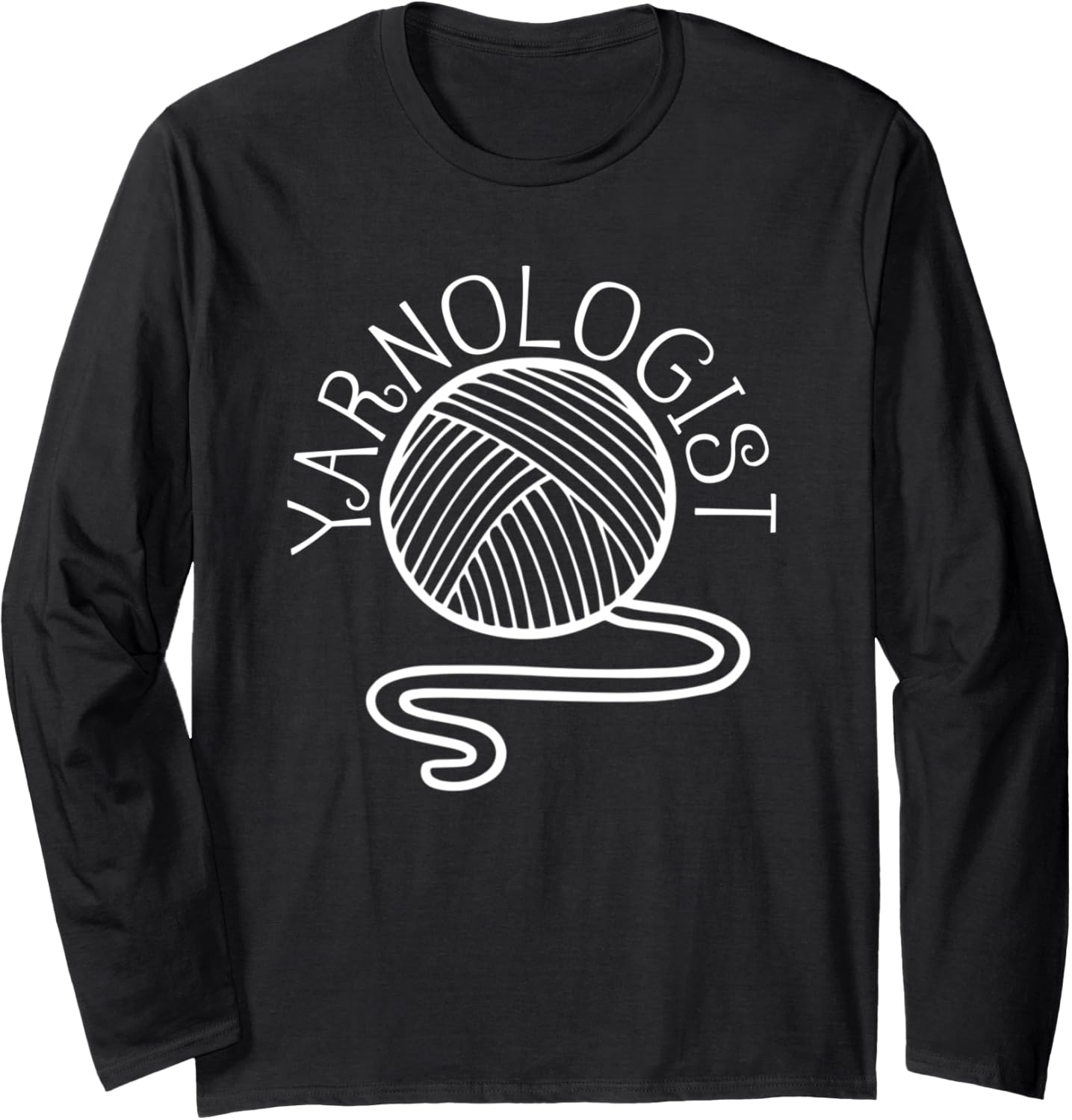 Yarnologist Knitting Fan Professional Yarn Collector Knitter Long Sleeve Yarn Supply | Viral US Pick | Perfect for Cr...