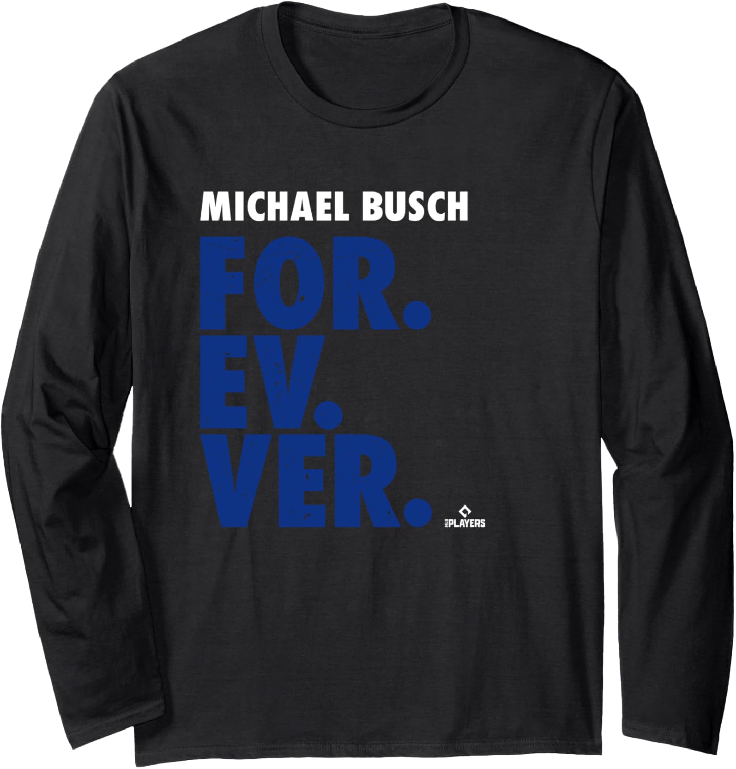 Forever Baseball Michael Busch Chicago Baseball MLBPA Long Sleeve Apparel | US Best Seller