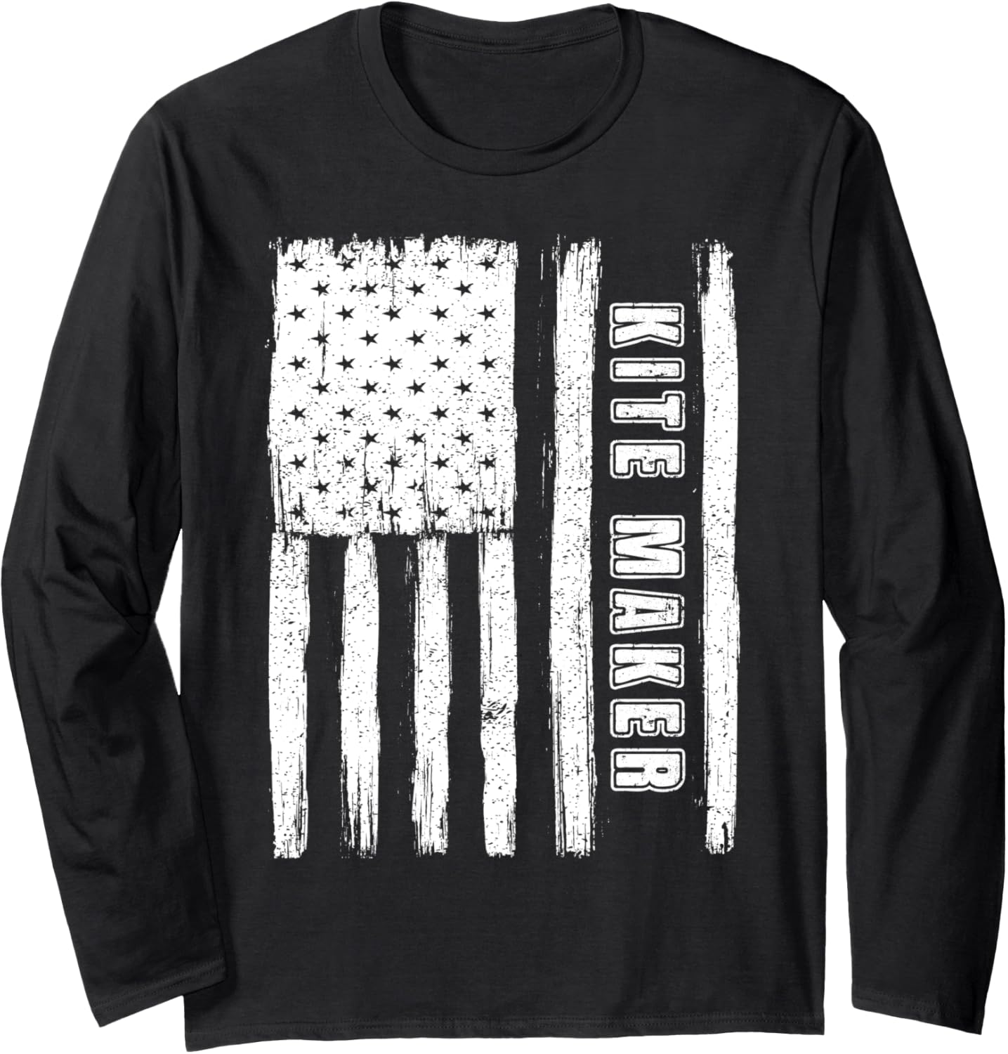 Fourth of July Shirts for Men American Flag kite maker Long Sleeve T-Shirt | Trending 2025 | Aesthetic Fit