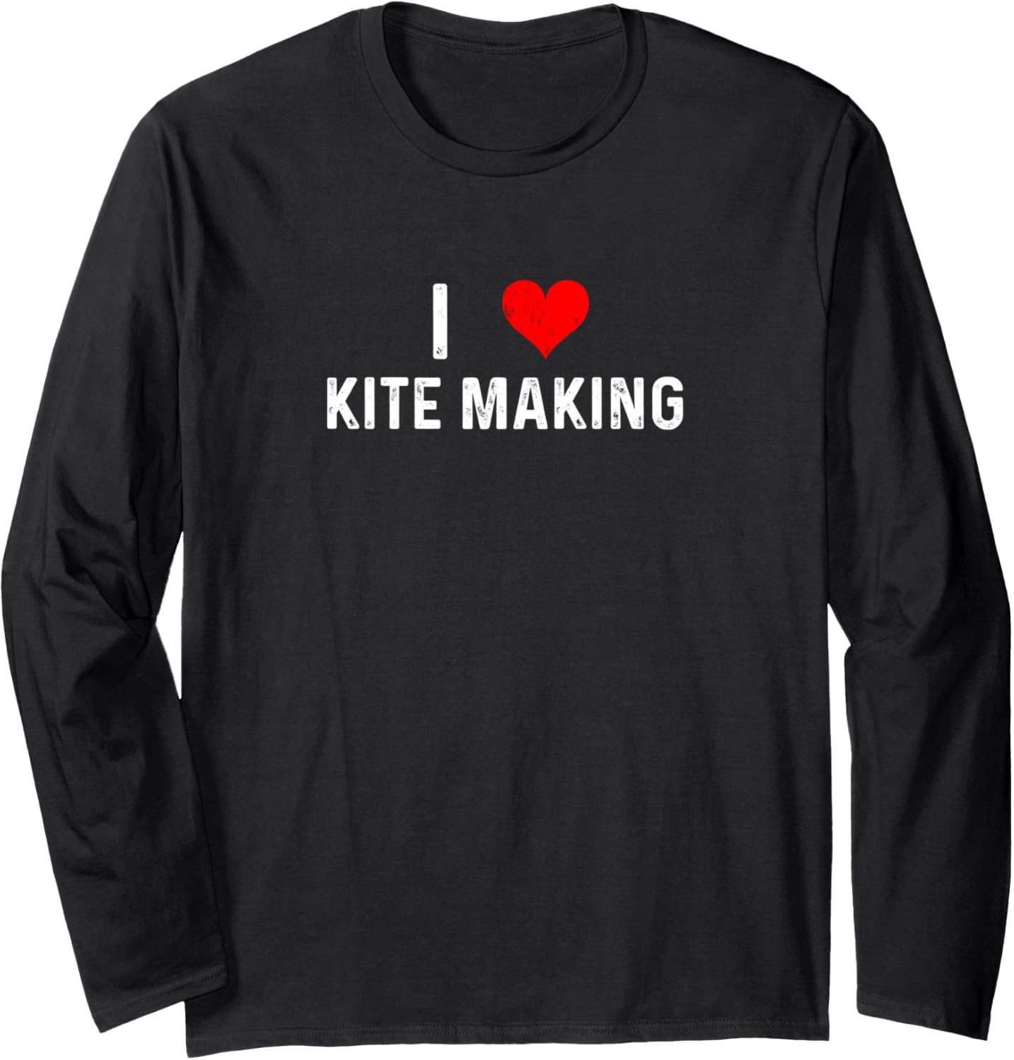 I Love Kite Making - Heart Fly Flying Flyer Maker Long Sleeve Apparel | US Viral Style | Must-Have Style