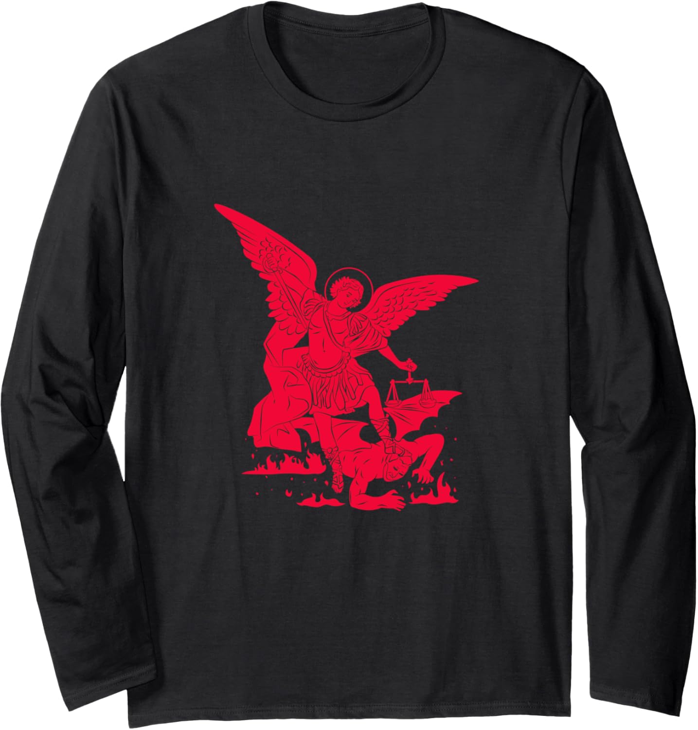 St. Michael the Archangel Long Sleeve Apparel | Viral Streetwear Style