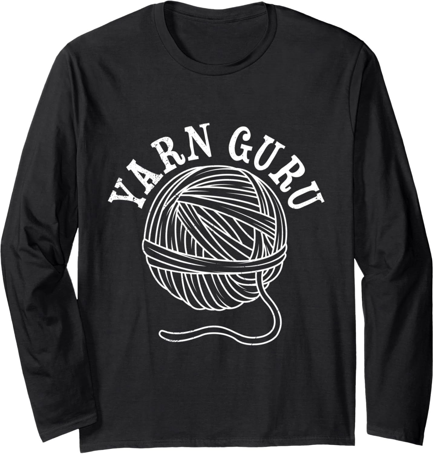 Yarn Collection YARN GURU Funny Yarn Collector Long Sleeve Yarn Supply | High Search Volume | Customer Favorite