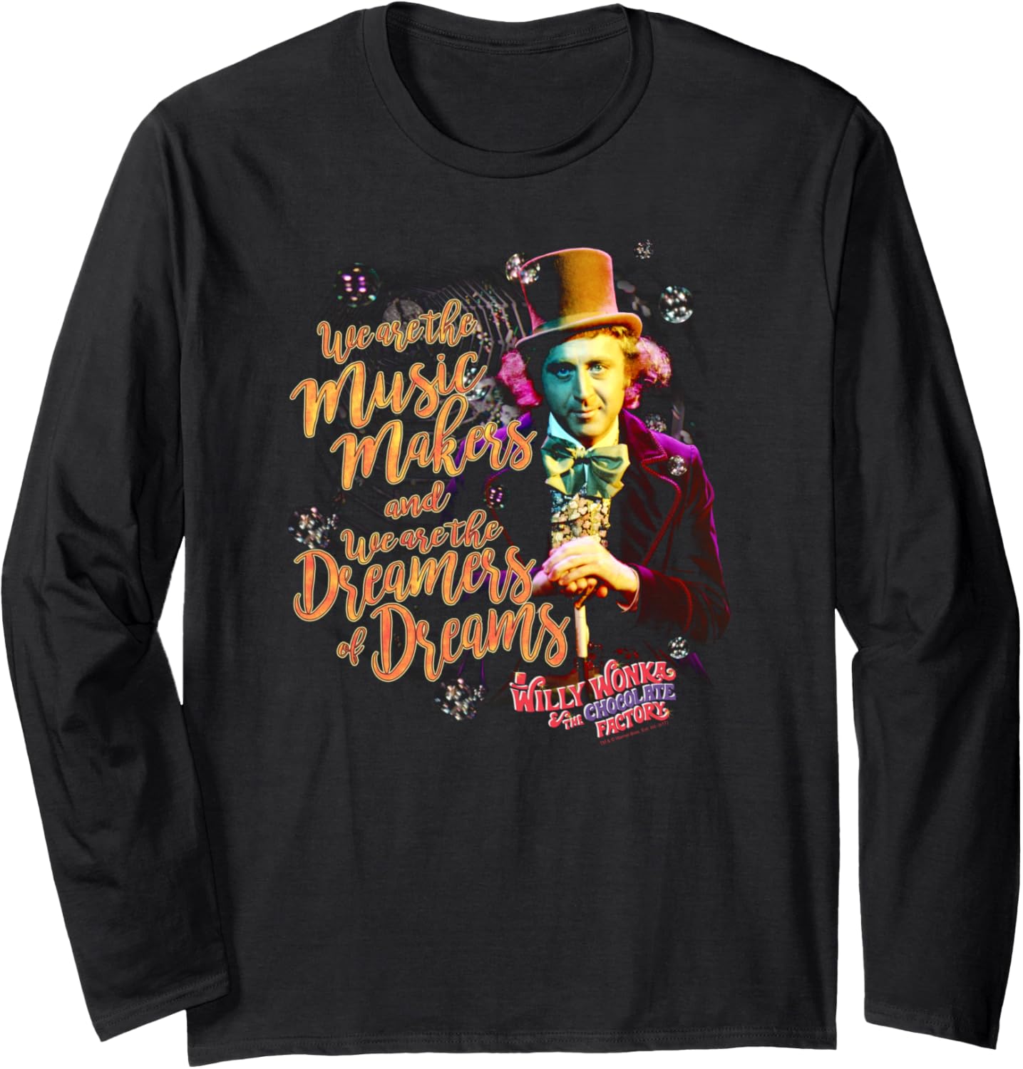 Willy Wonka & the Chocolate Factory Music Makers Long Sleeve Apparel | High Search Volume | Aesthetic Fit