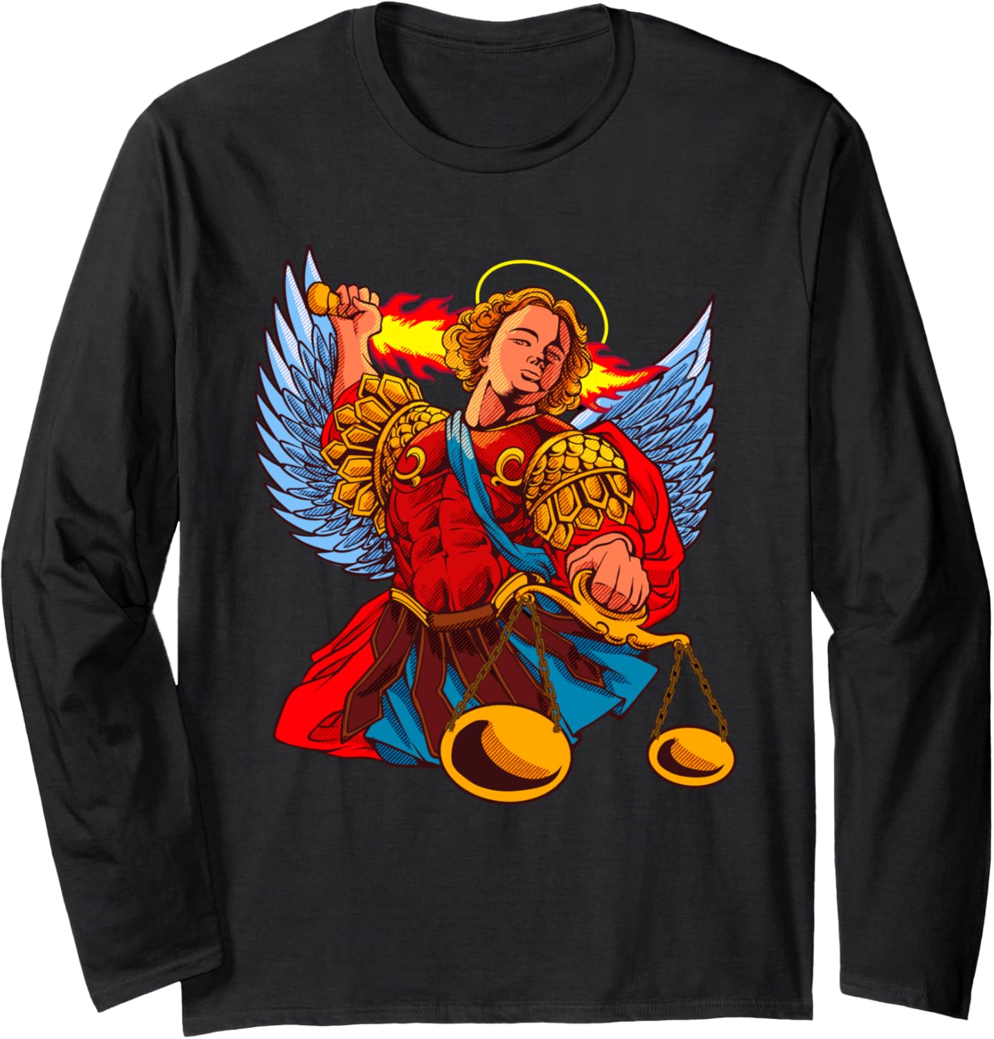 Archangel Michael Long Sleeve Apparel | Everyday Casual Wear