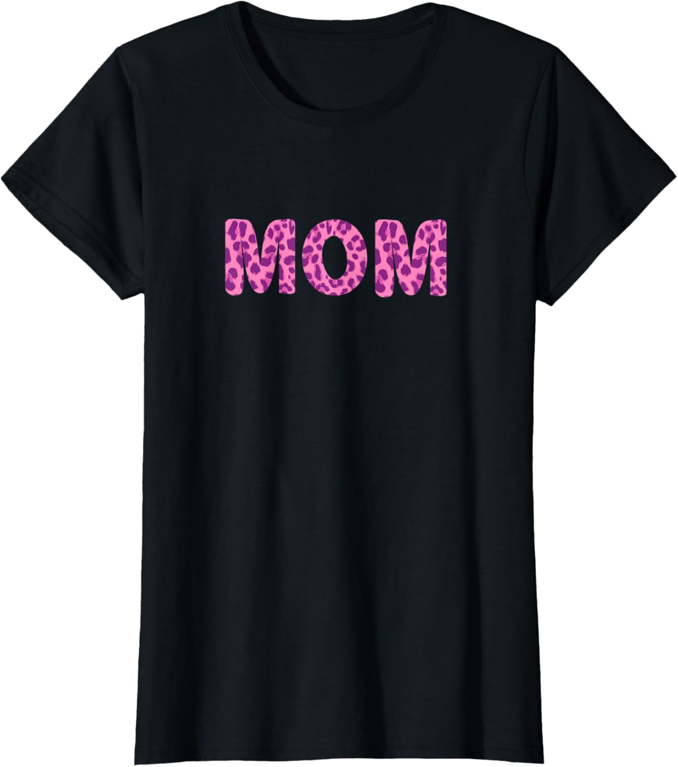 Womens Mom Pink Cheetah Print Pink Leopard Print Animal Print Apparel Streetwear Style US Top Pick
